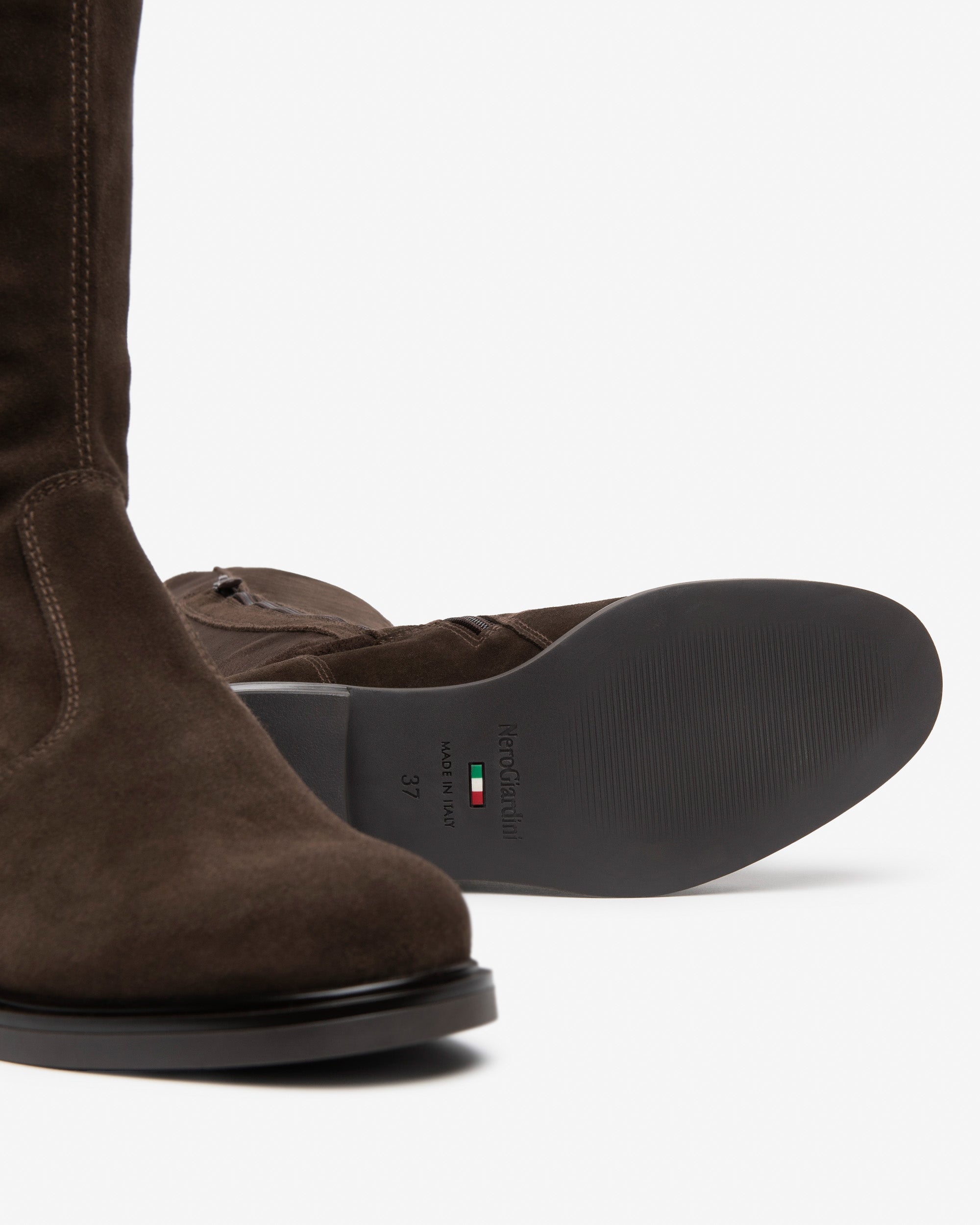 Stivali Donna in Suede e Materiale Tecnico