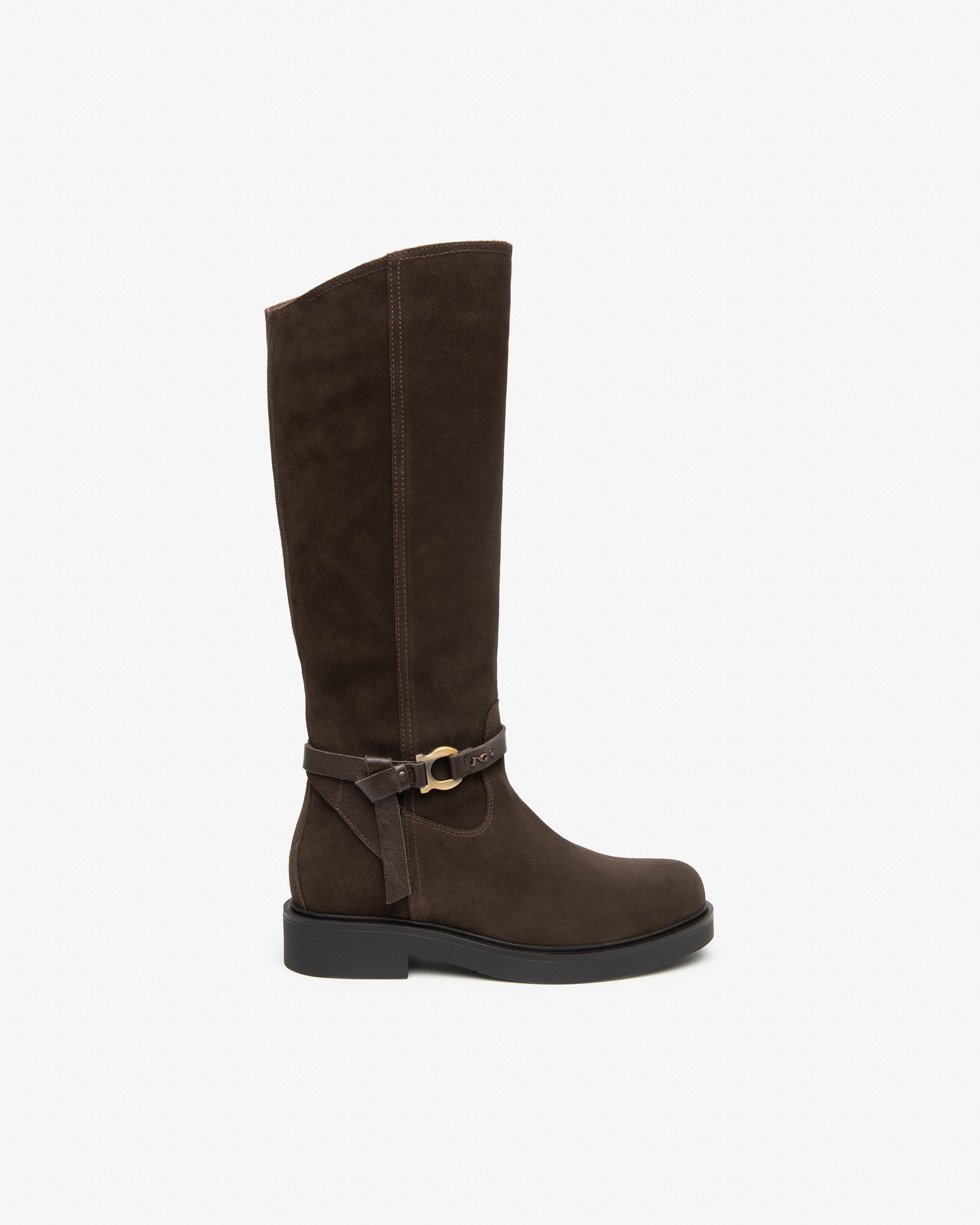 Stivali Donna in Suede e Pelle