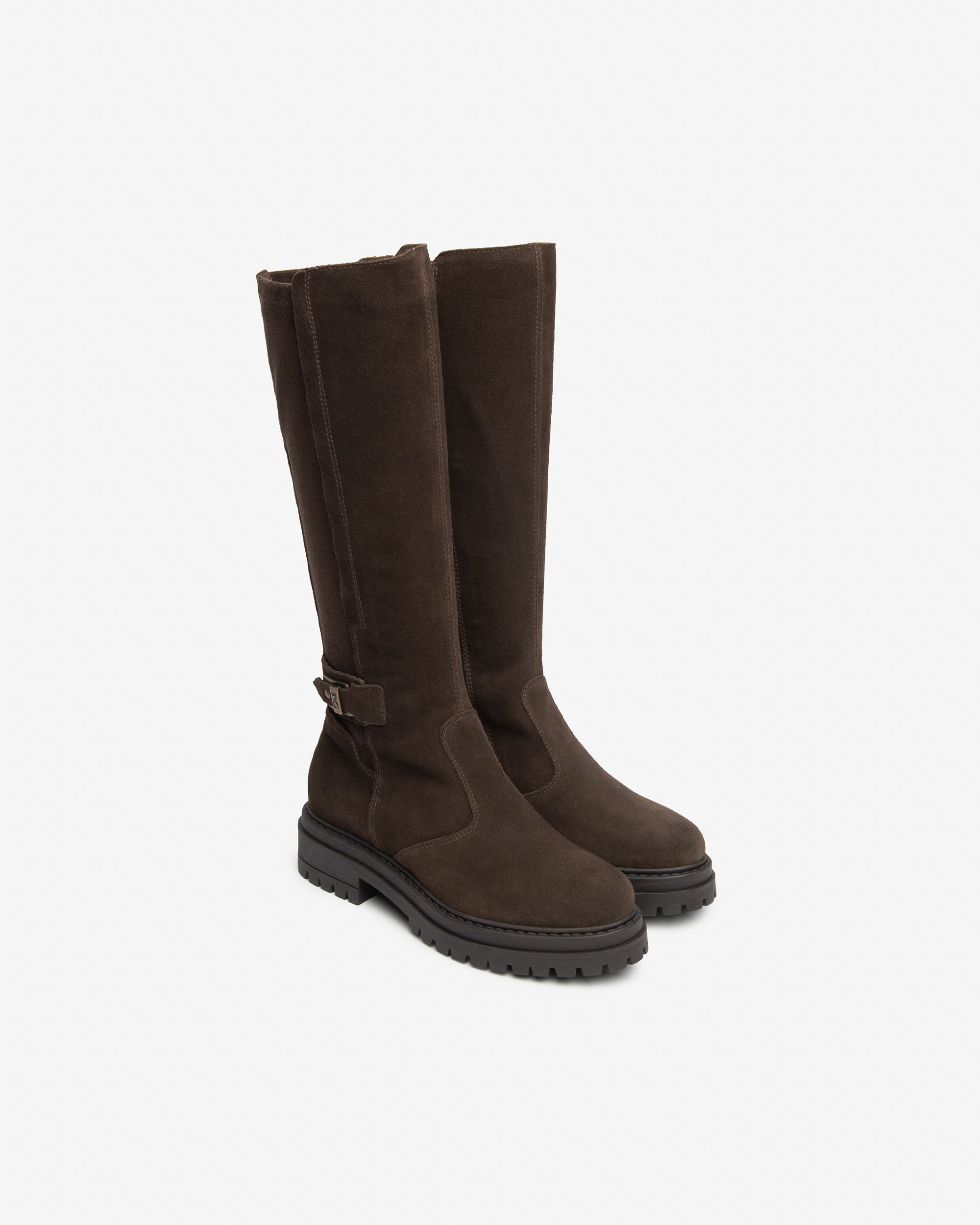 Stivali Donna in Suede e Materiale Tecnico