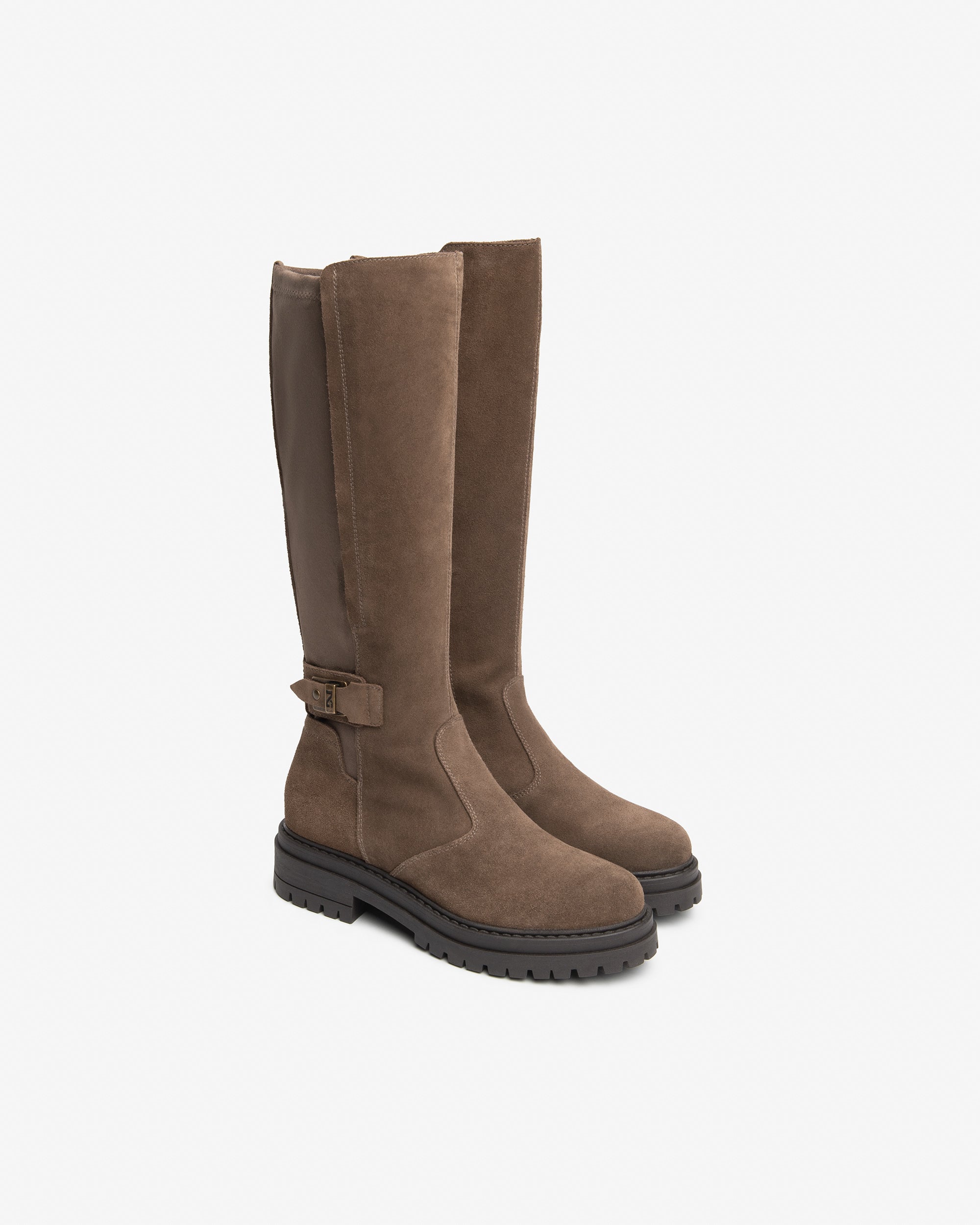 Stivali Donna in Suede e Materiale Tecnico