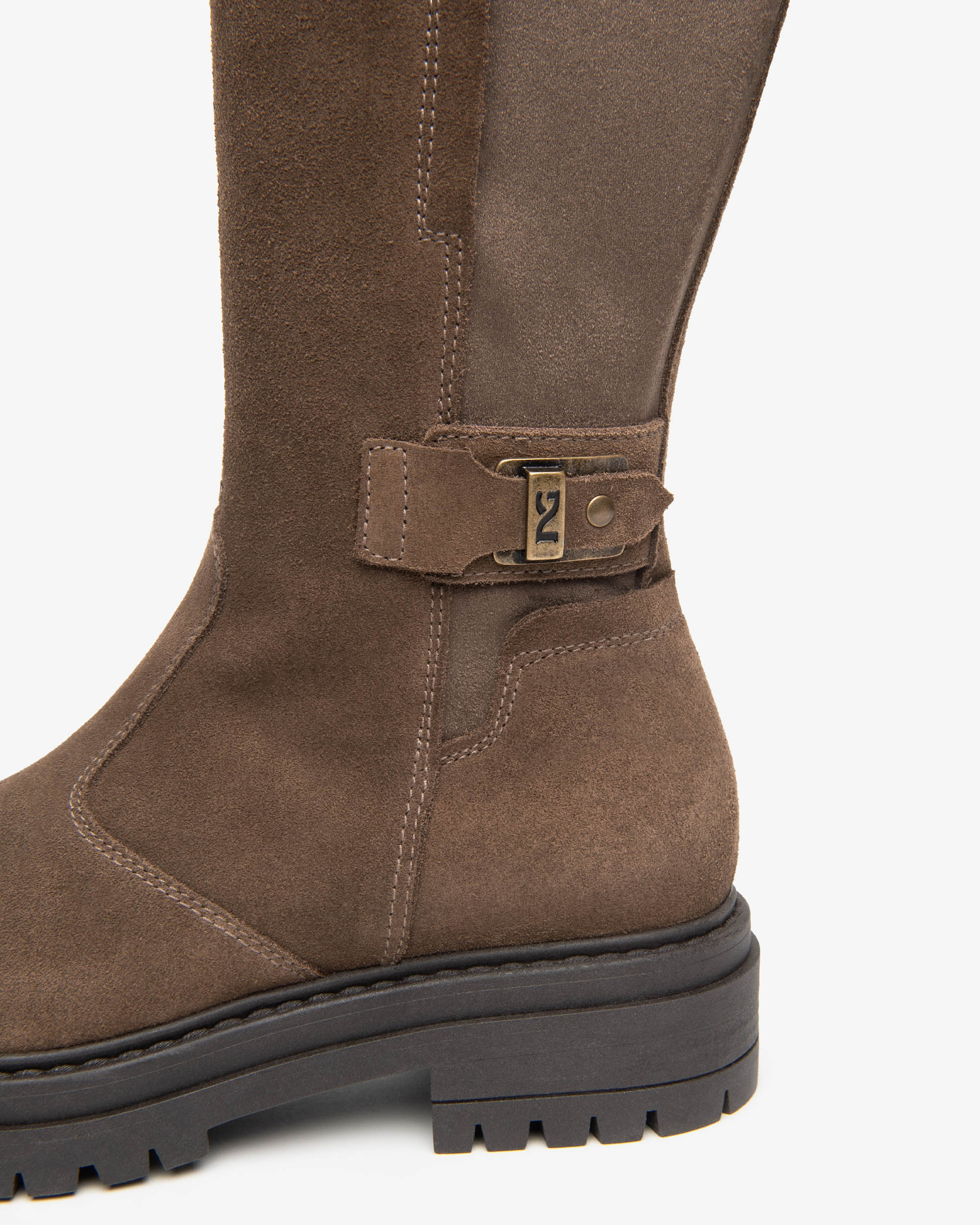 Stivali Donna in Suede e Materiale Tecnico