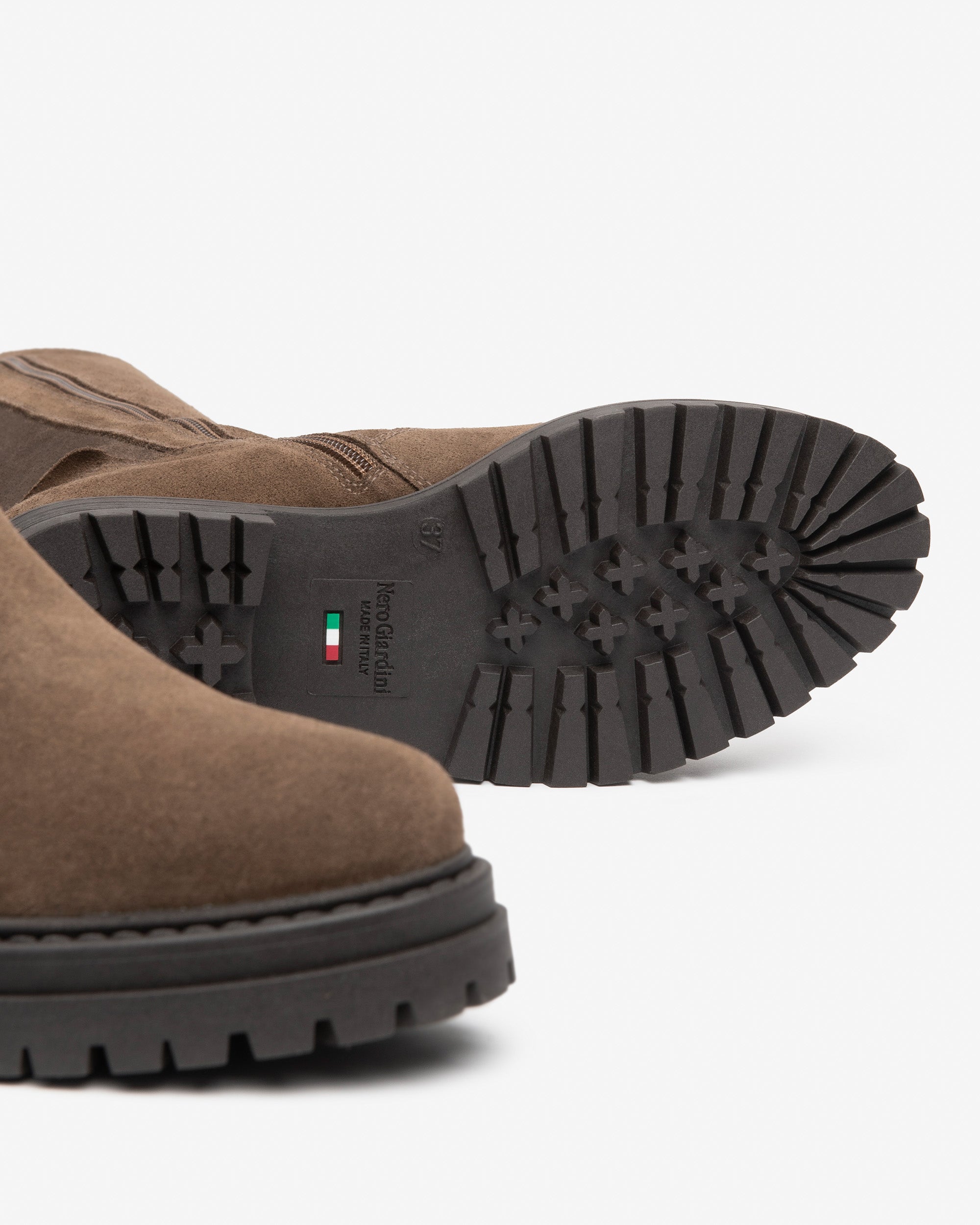 Stivali Donna in Suede e Materiale Tecnico