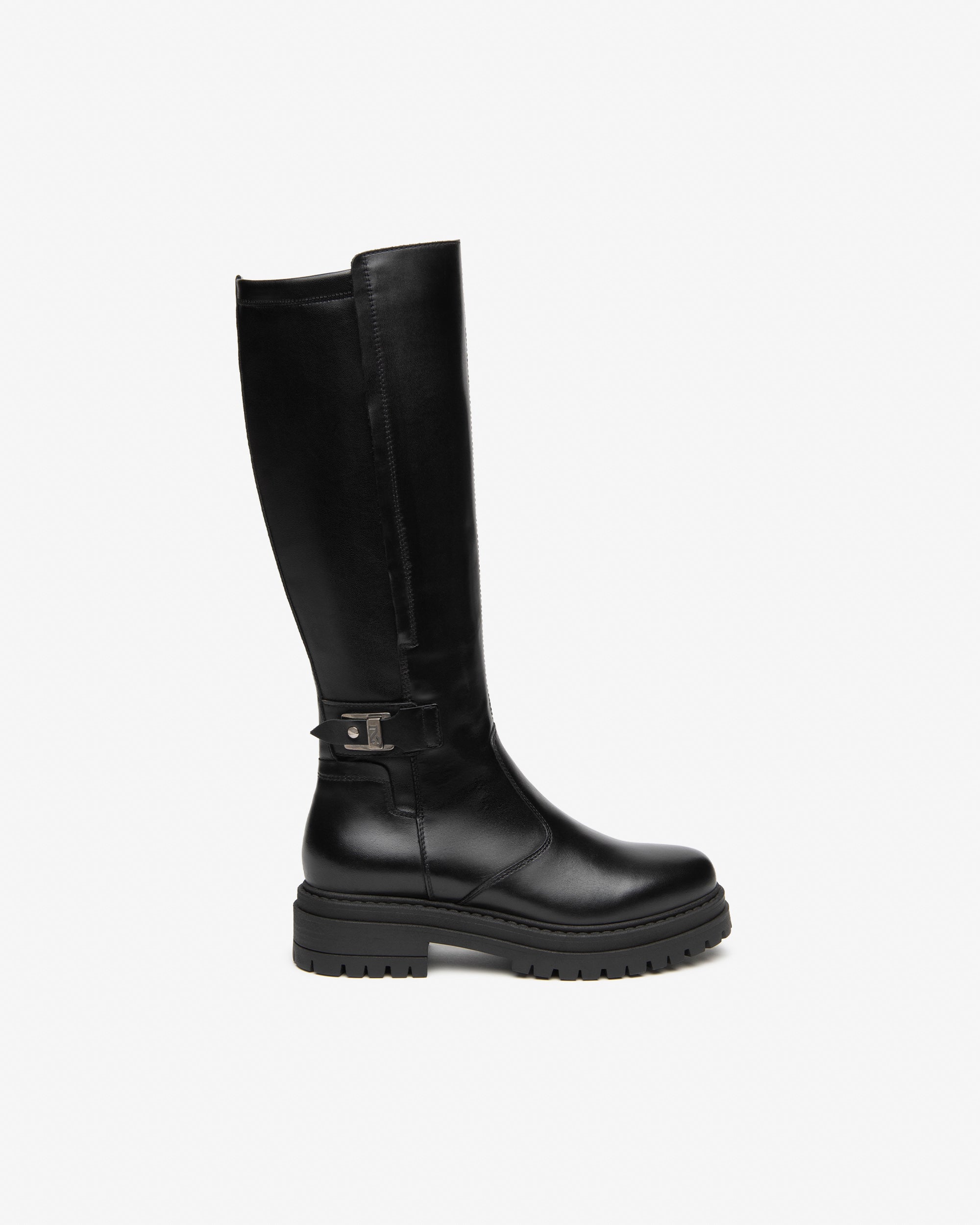 Stivali Donna in Pelle e Materiale Tecnico