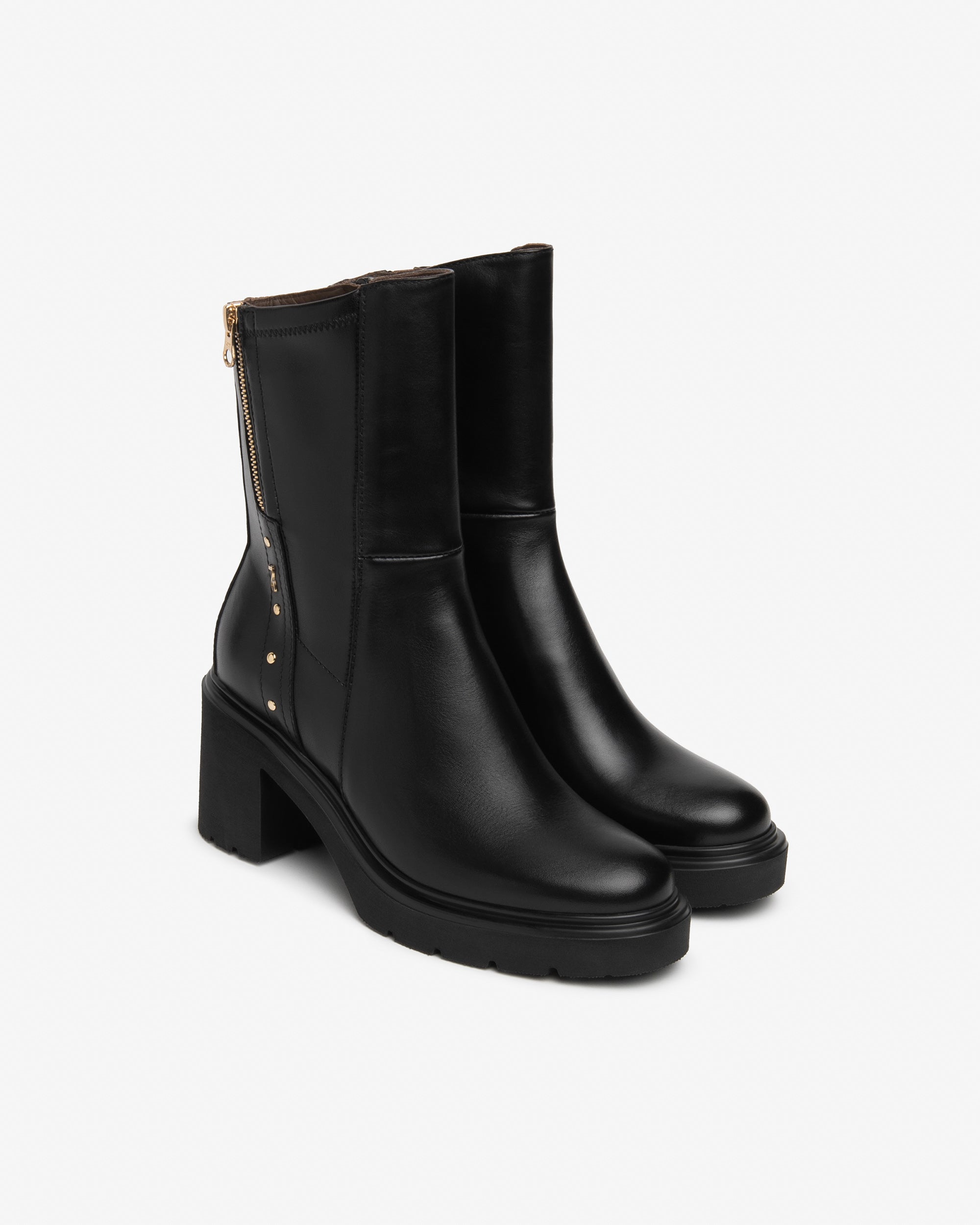 Stivaletti Donna in Pelle e Materiale Tecnico