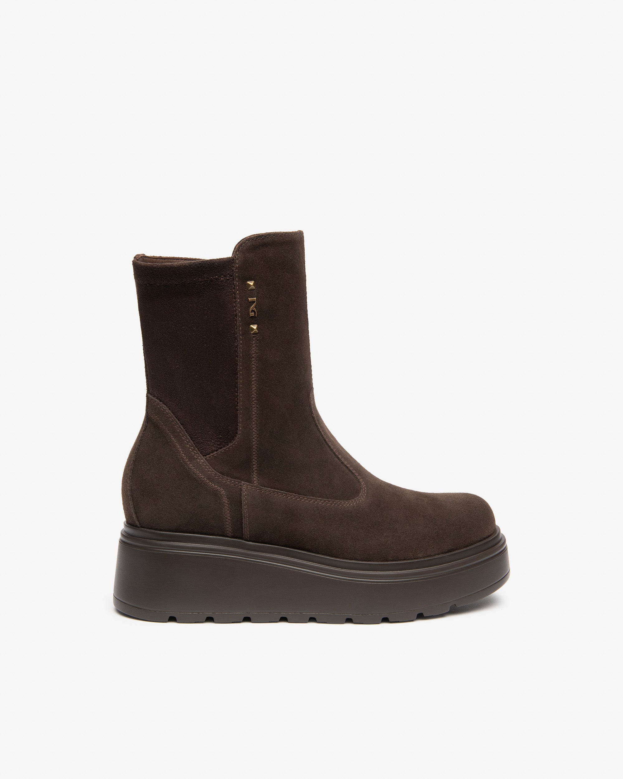 Stivaletti Donna in Suede e Materiale Tecnico