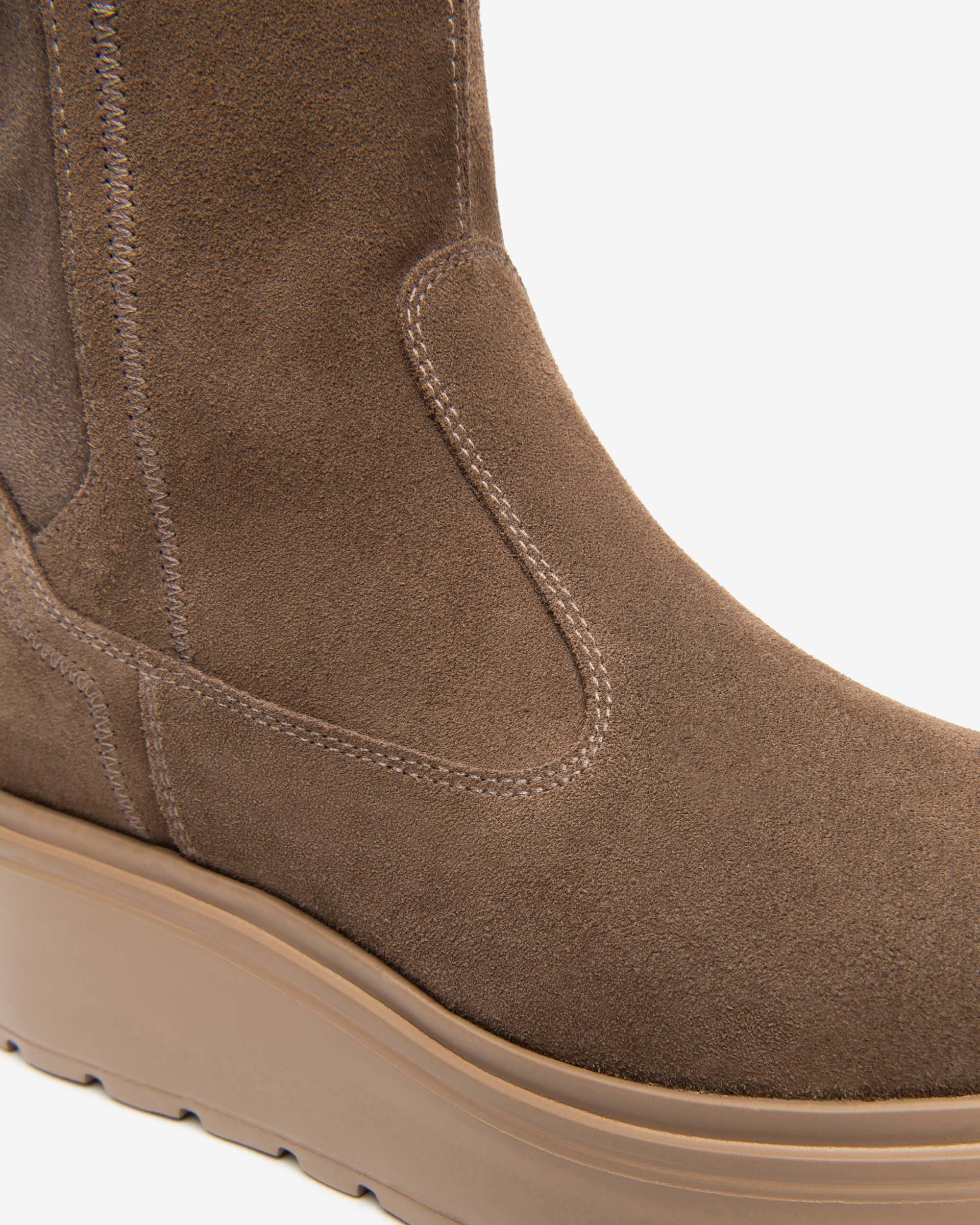Stivaletti Donna in Suede e Materiale Tecnico