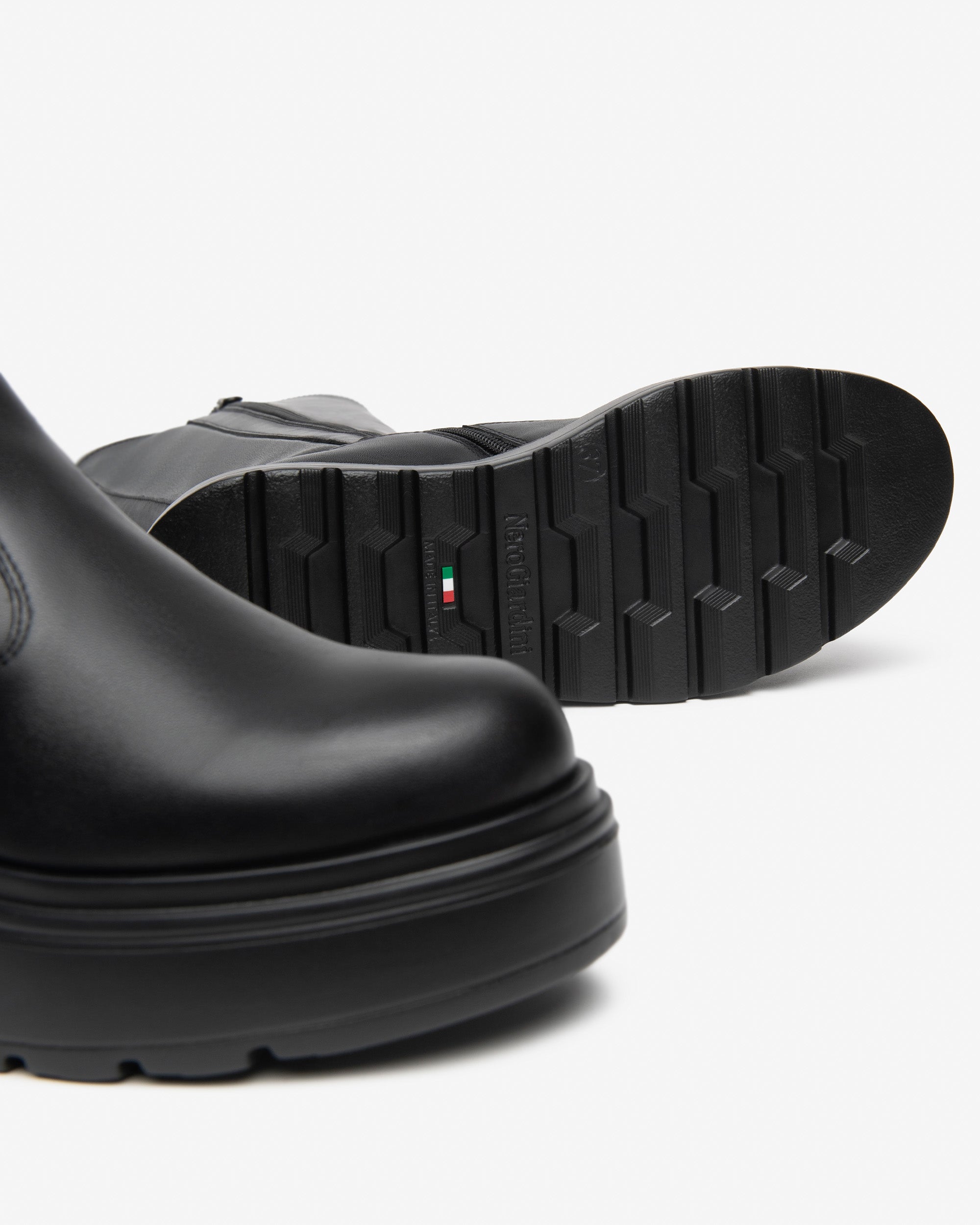 Stivali Donna in Pelle e Materiale Tecnico