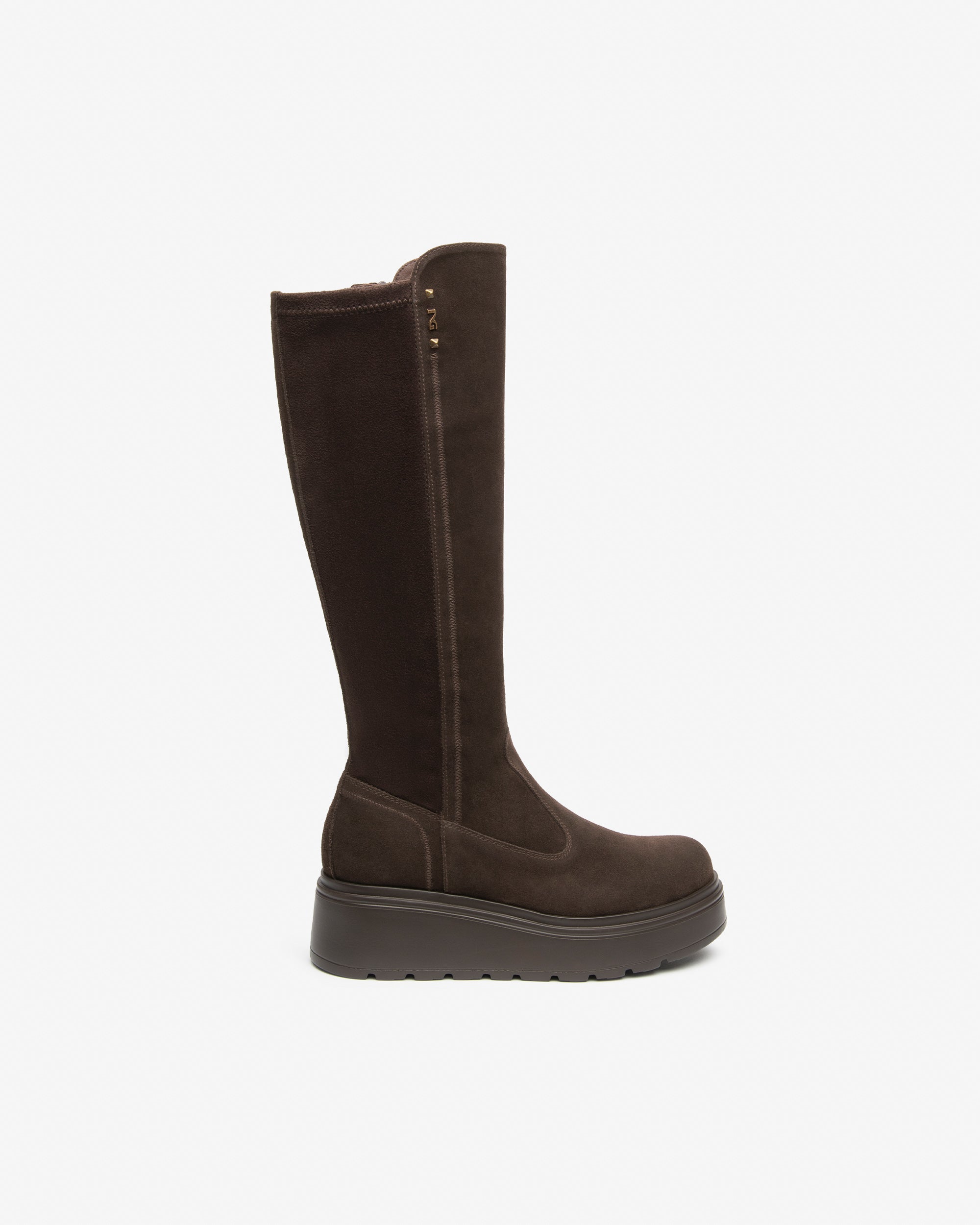 Stivali Donna in Suede e Materiale Tecnico