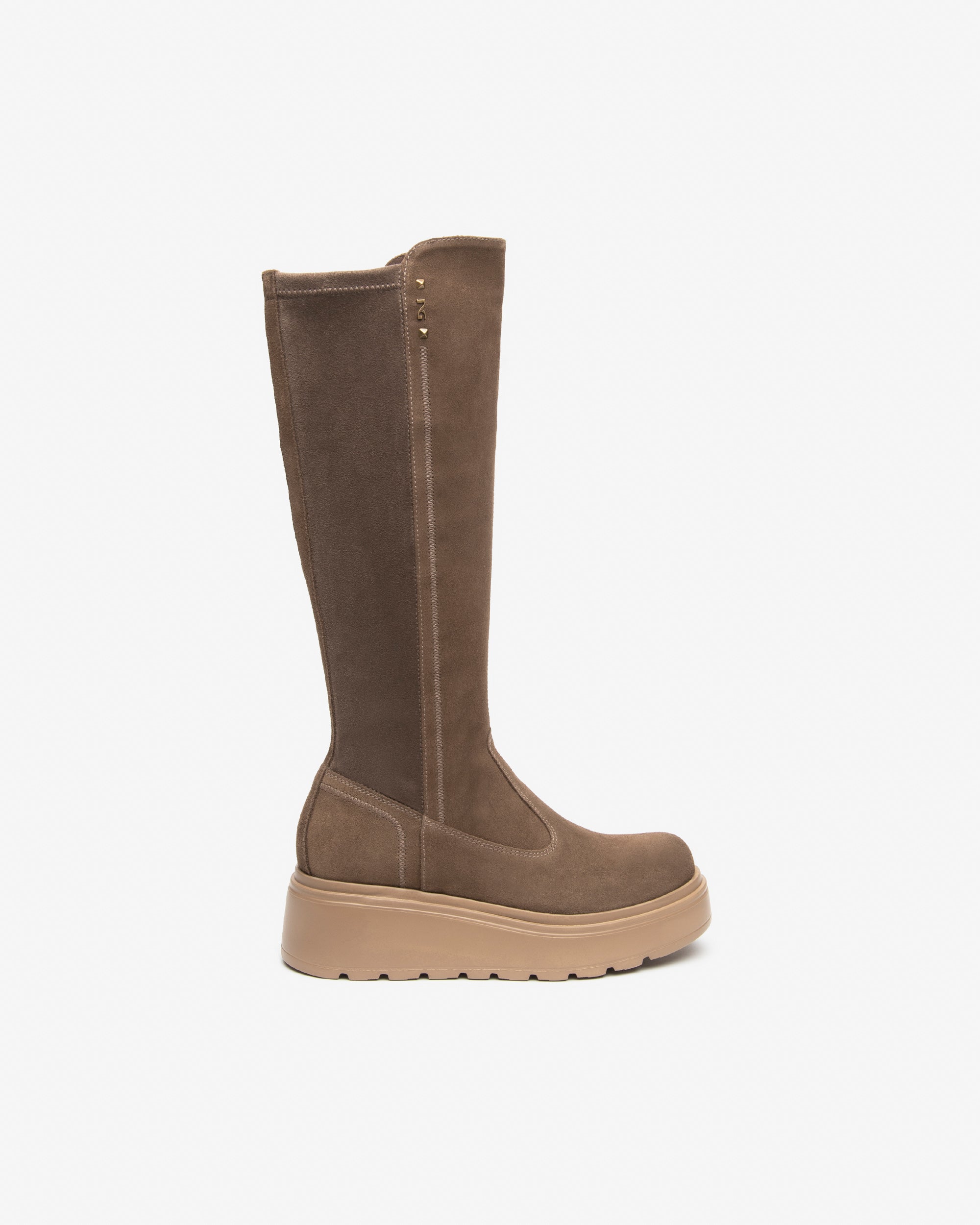 Stivali Donna in Suede e Materiale Tecnico