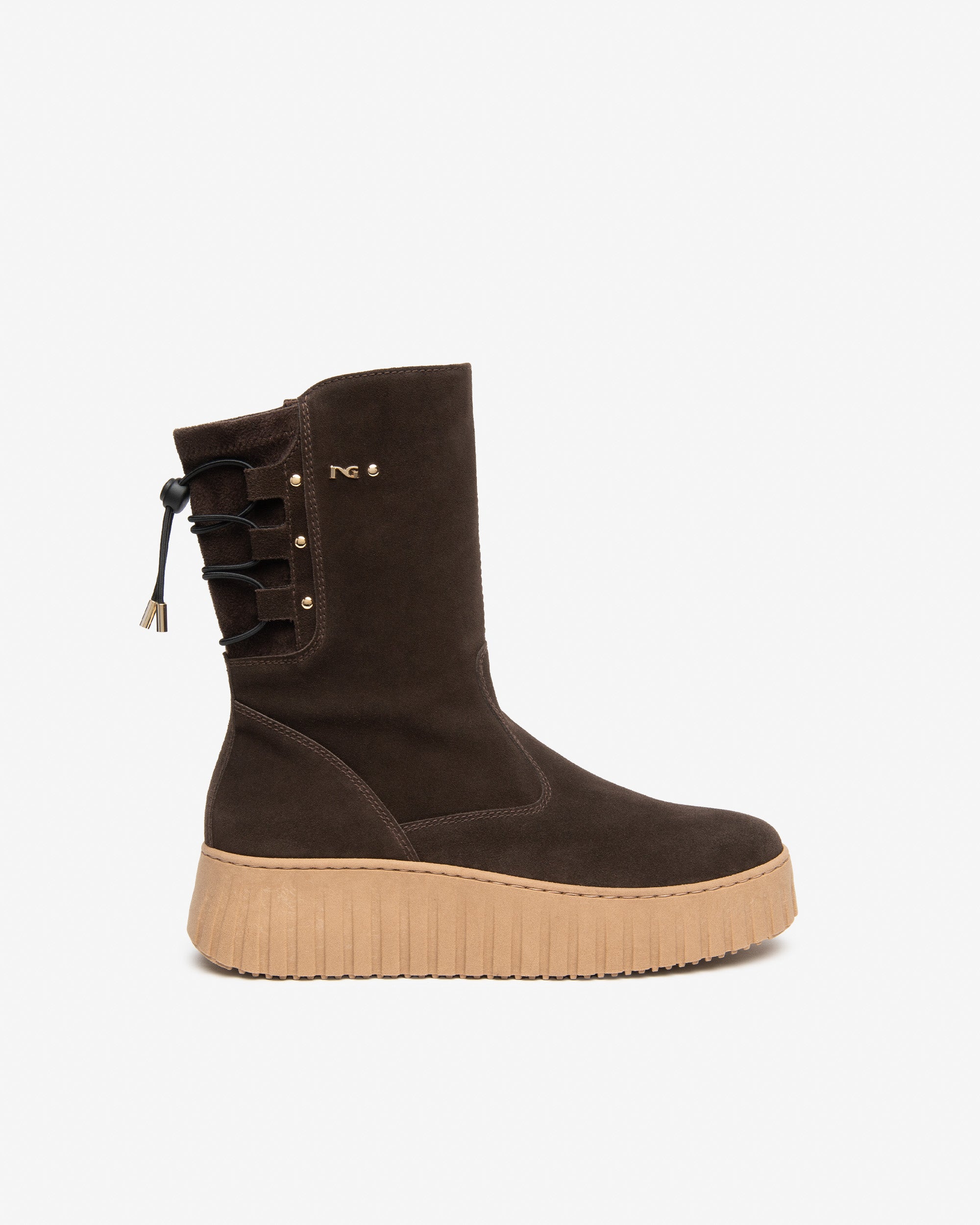 Stivaletti Donna in Suede e Materiale Tecnico