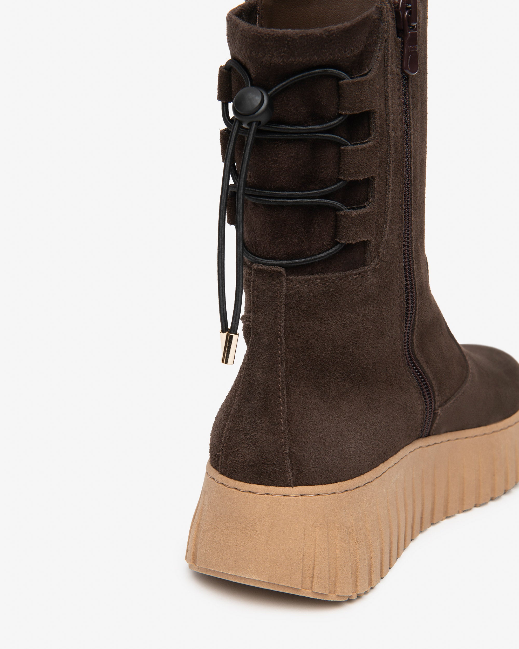 Stivaletti Donna in Suede e Materiale Tecnico