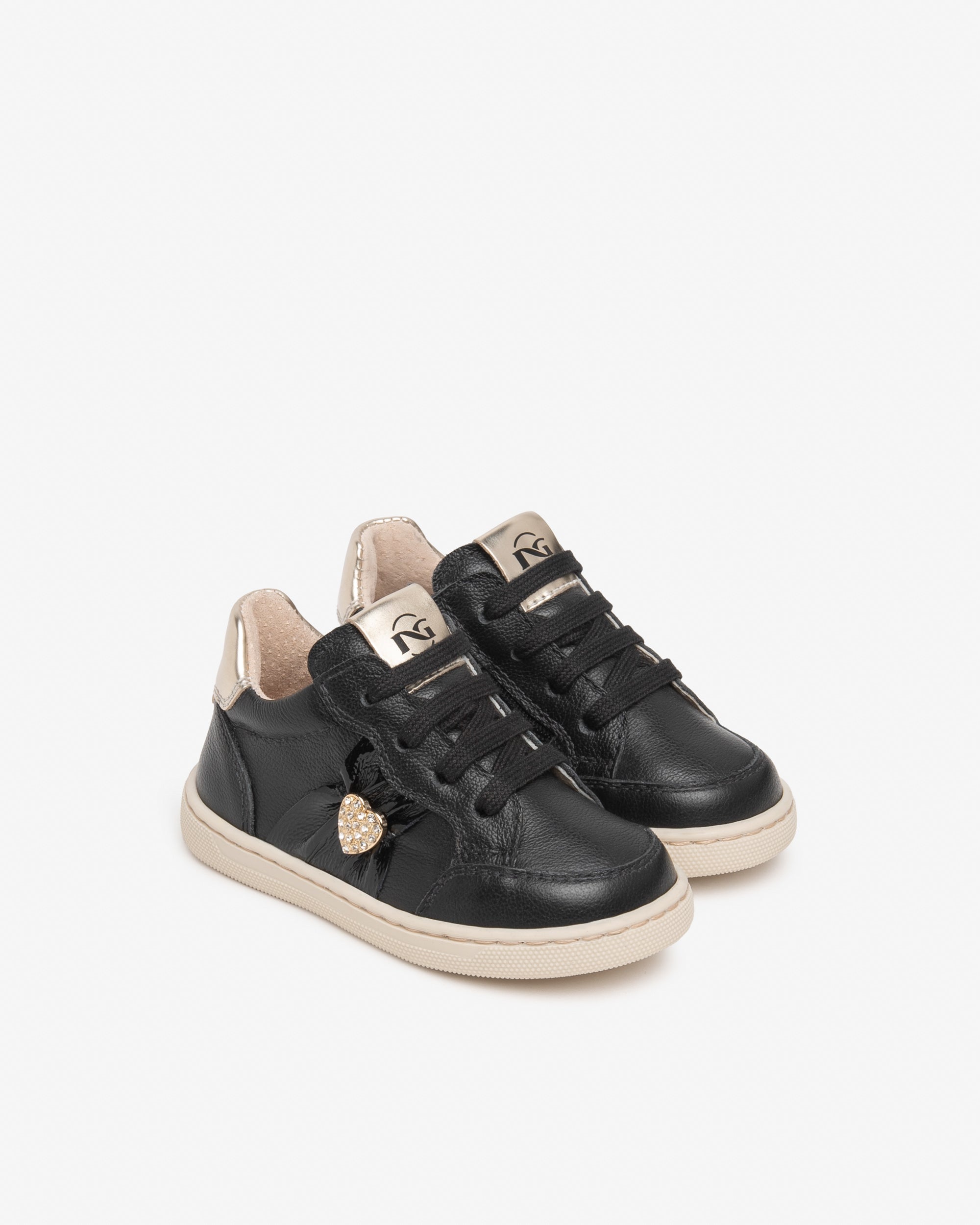 Sneakers Junior da Bambina in Pelle, Vernice e Materiale Tecnico