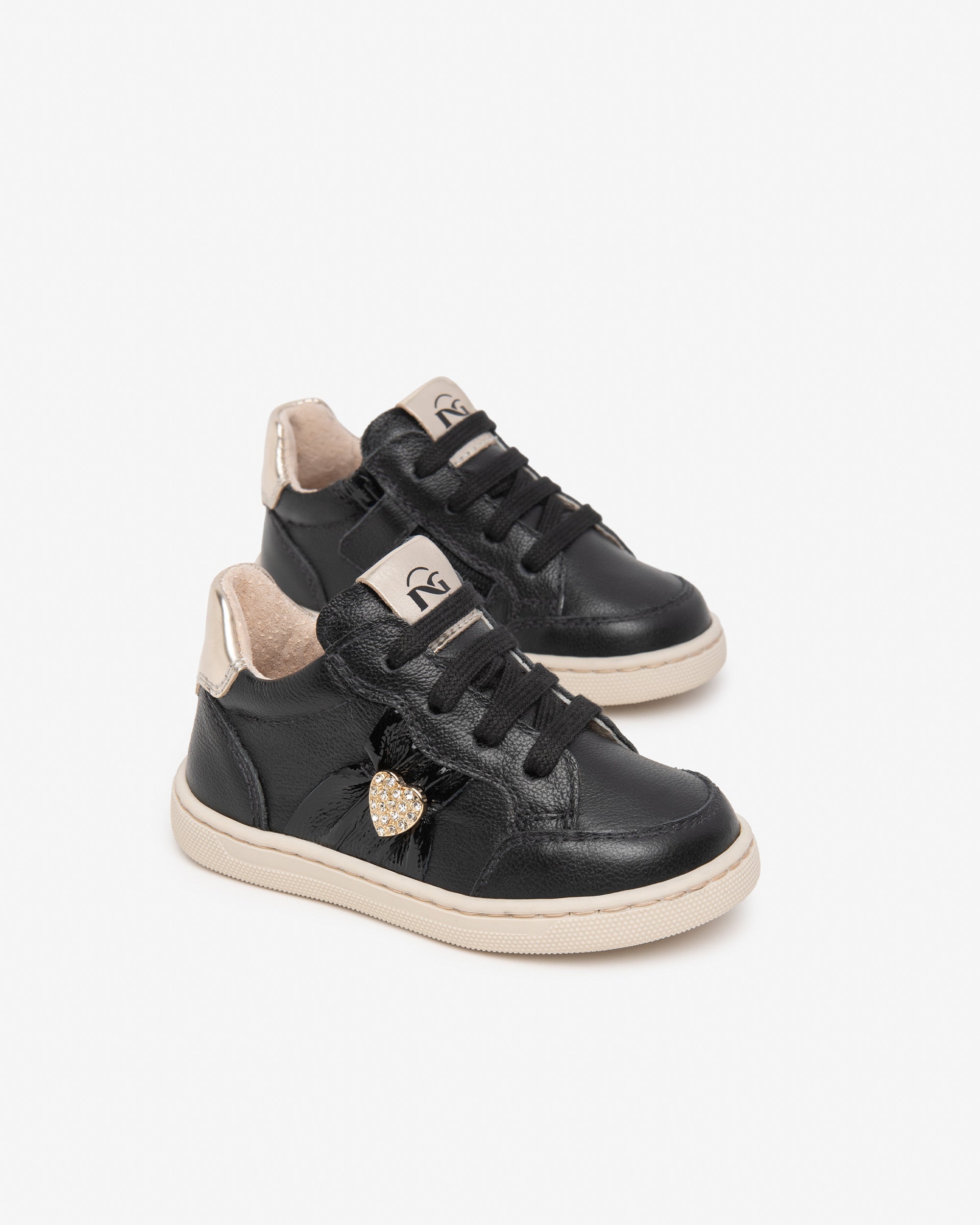Sneakers Junior da Bambina in Pelle, Vernice e Materiale Tecnico