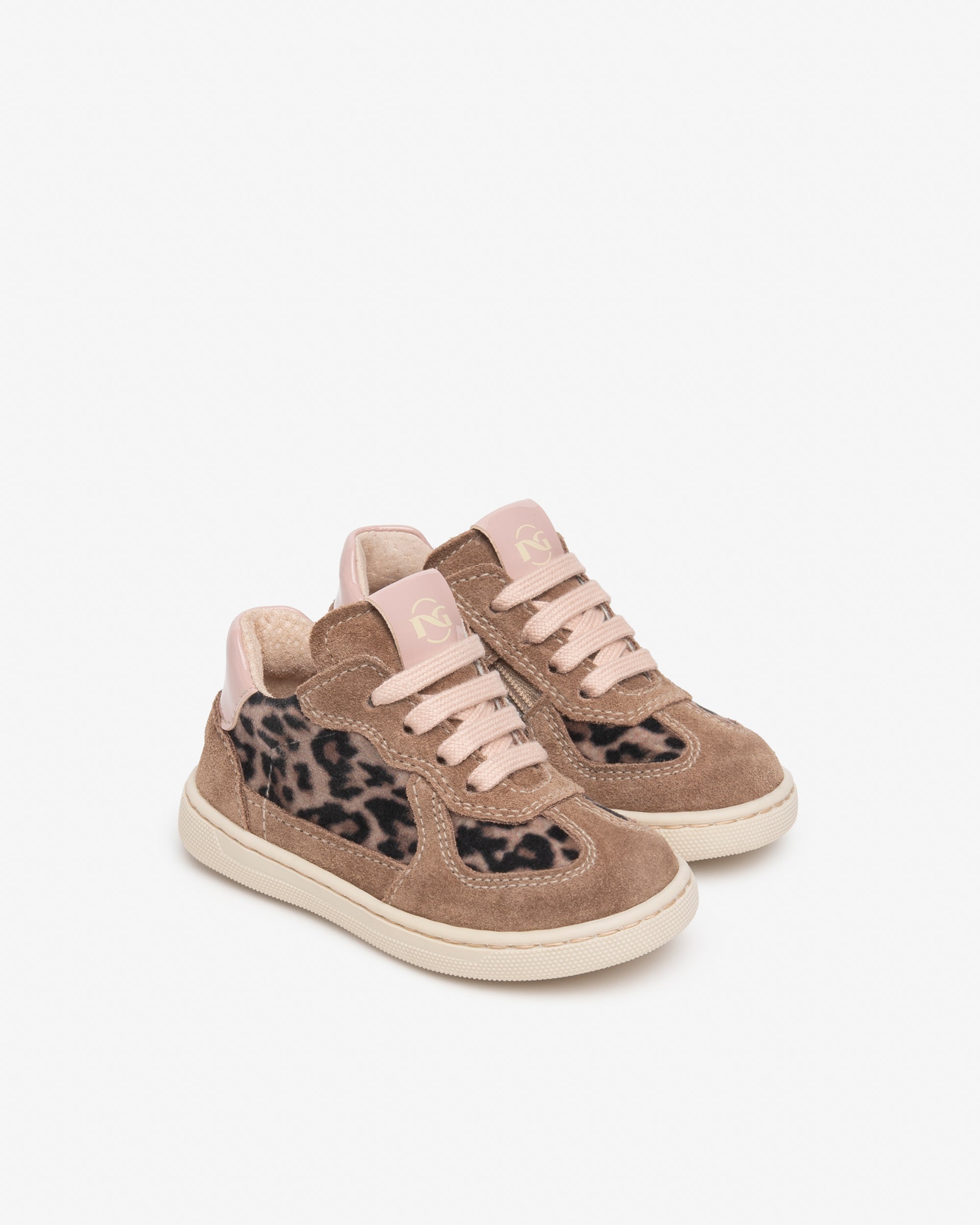 Sneakers Junior da Bambina in Camoscio e Materiale Tecnico