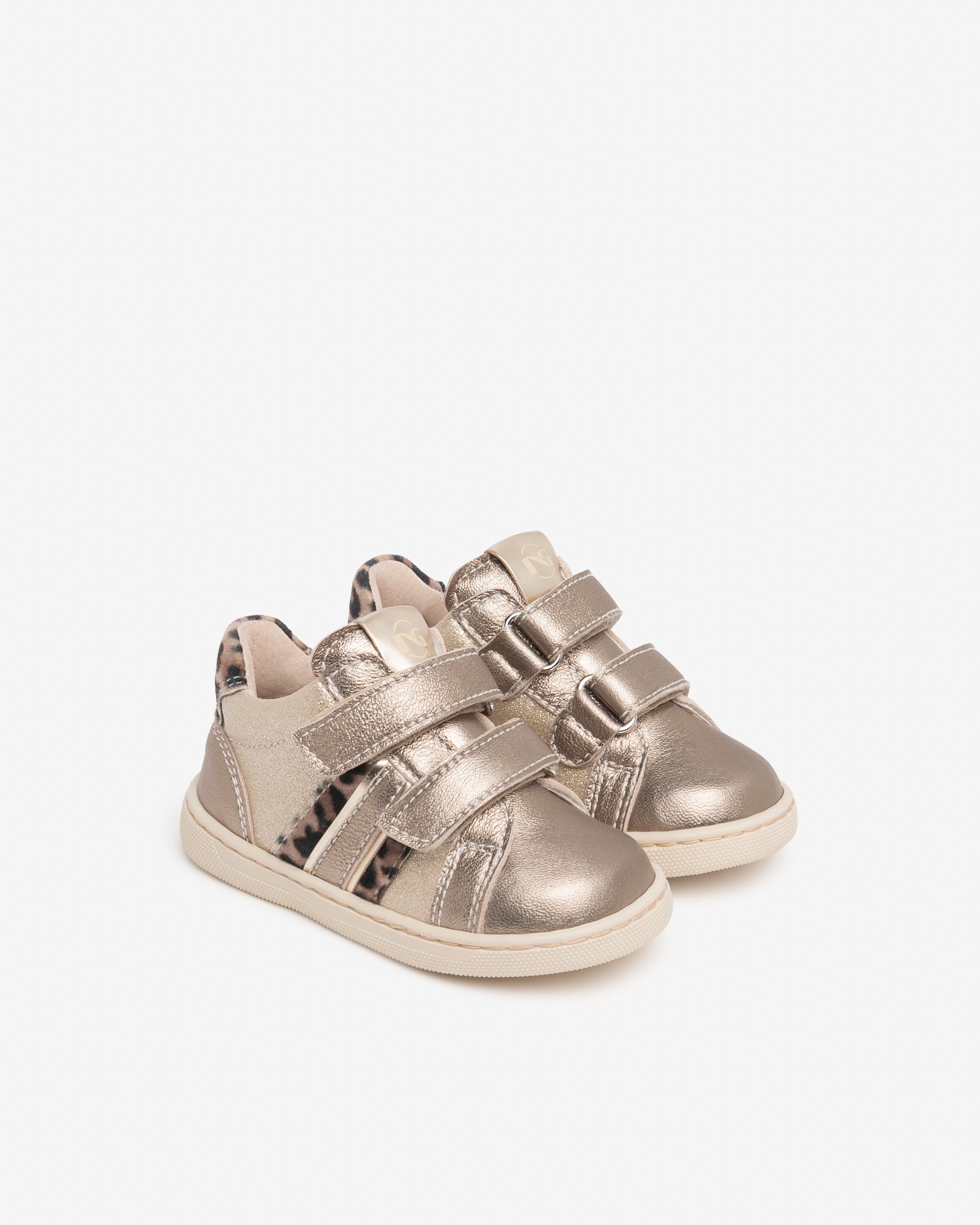 Sneakers Junior da Bambina in Pelle e Materiale Tecnico