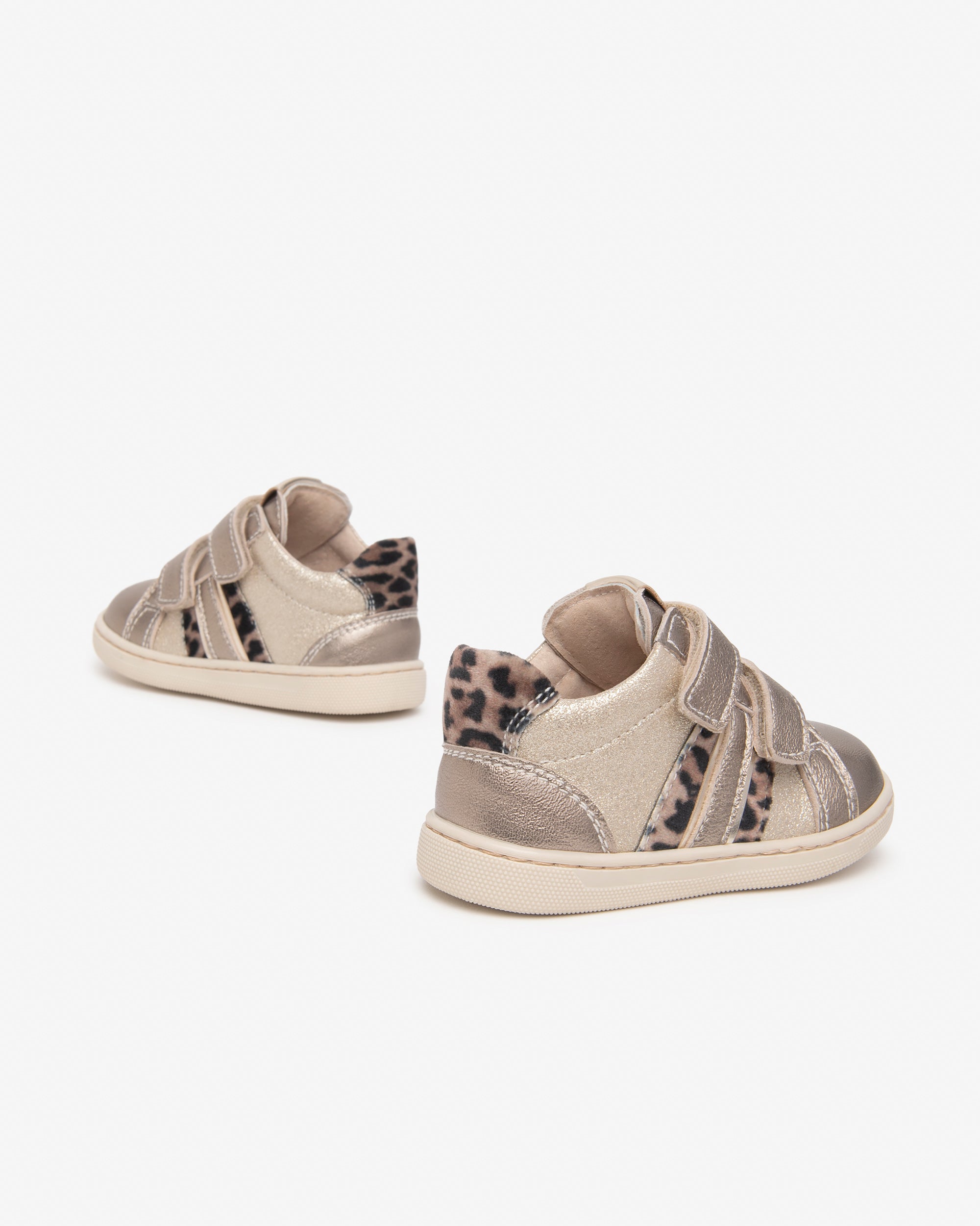 Sneakers Junior da Bambina in Pelle e Materiale Tecnico