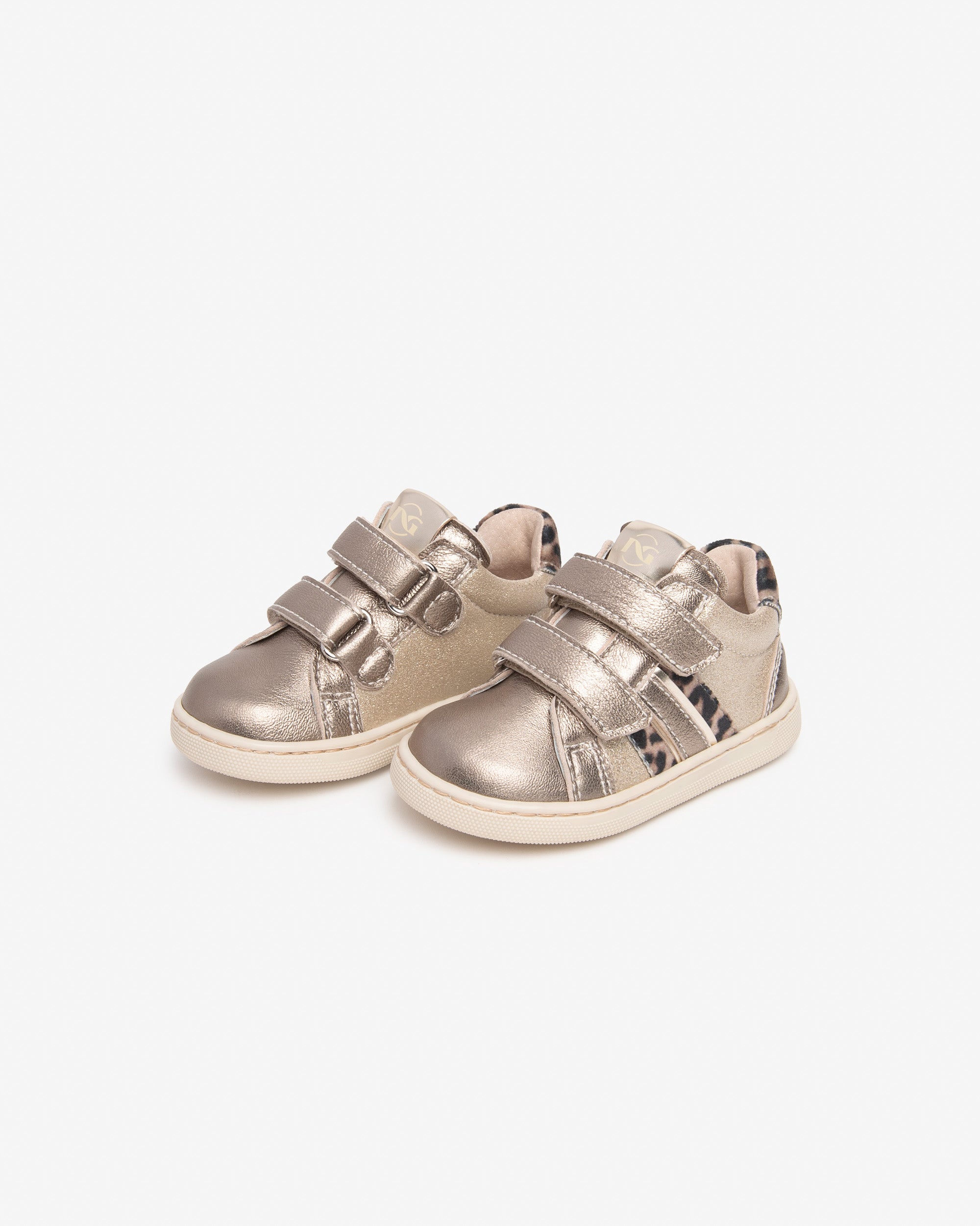 Sneakers Junior da Bambina in Pelle e Materiale Tecnico