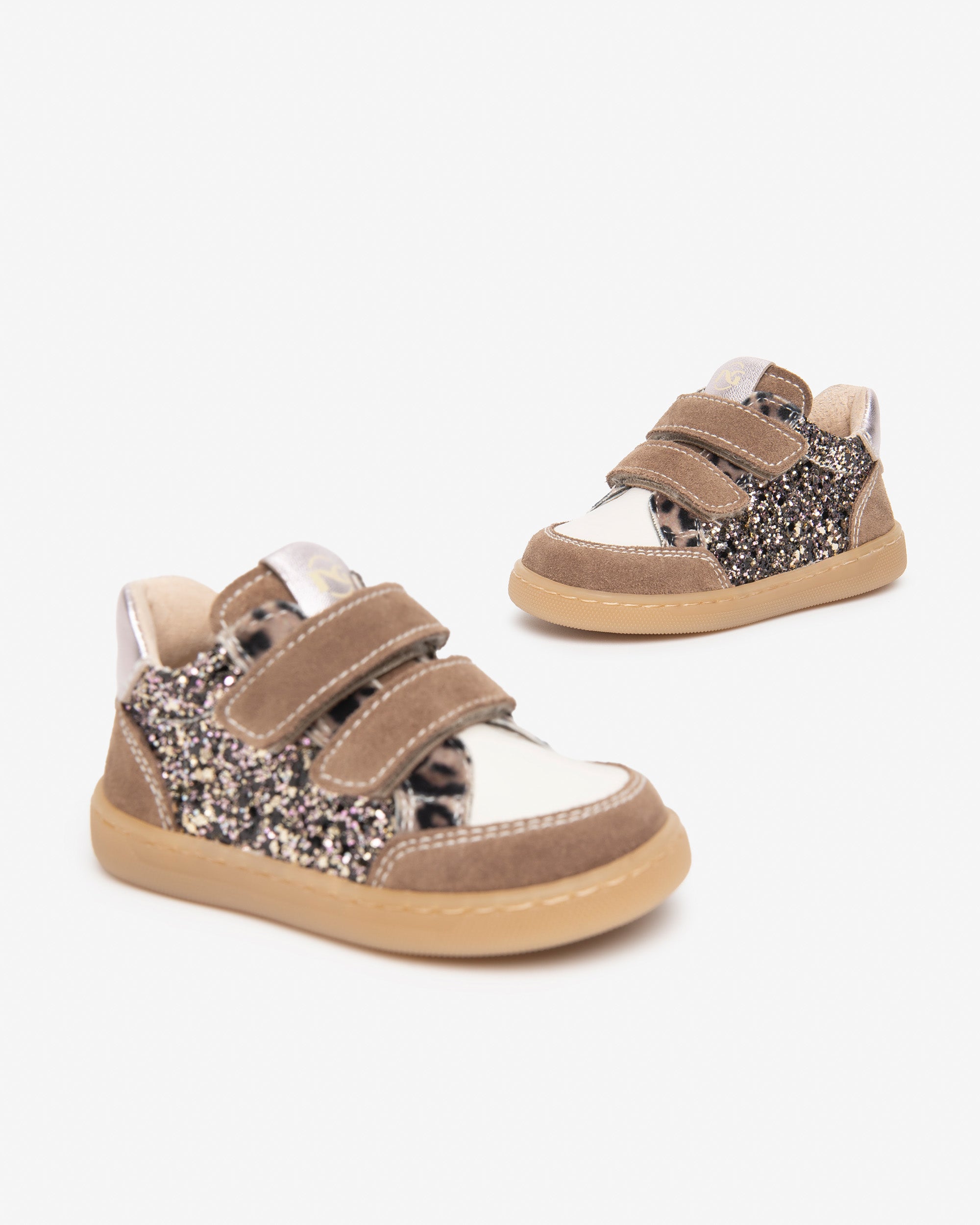 Sneakers Junior da Bambina in Camoscio, Pelle e Materiale Tecnico