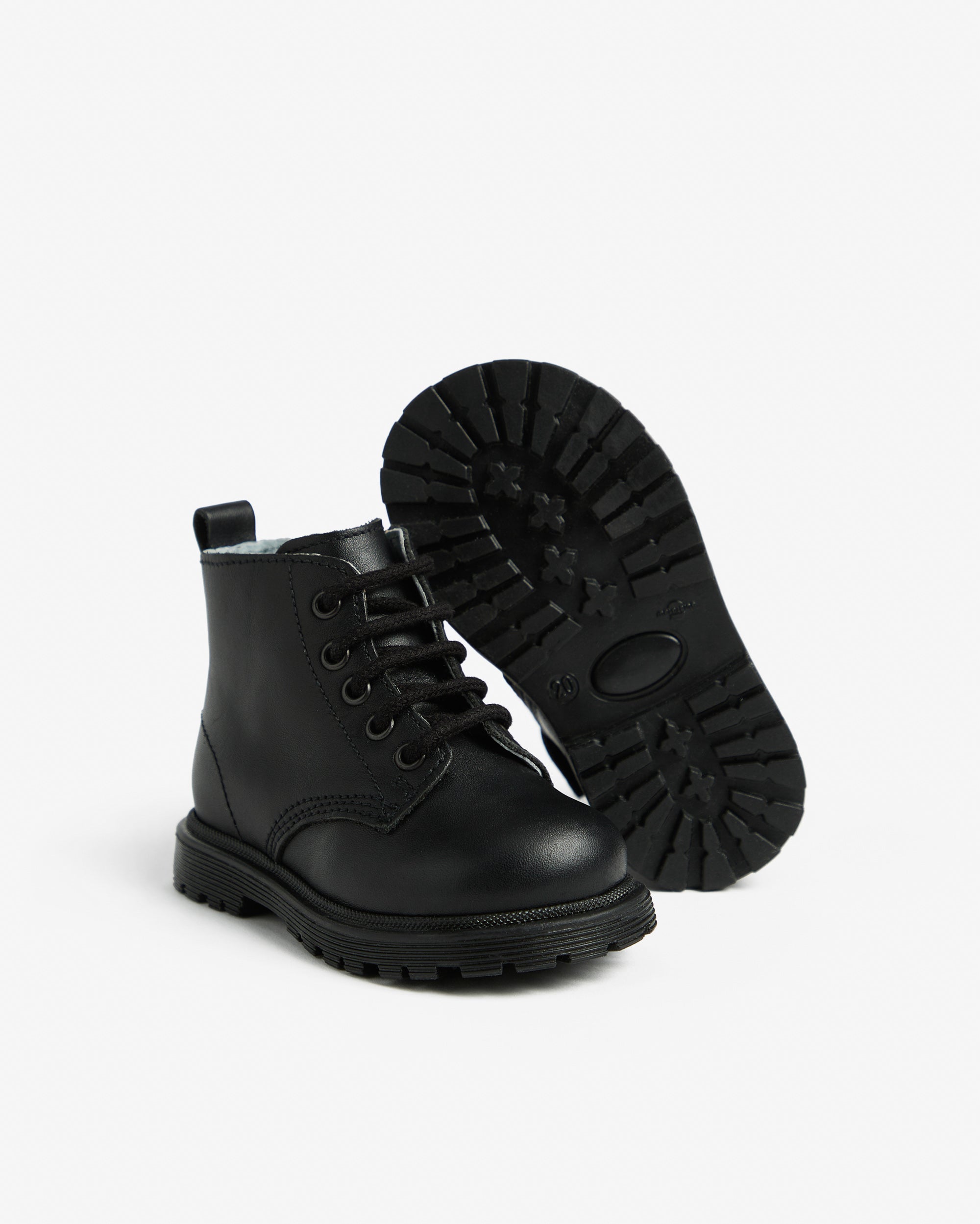 Anfibi Junior da Bambina in Pelle