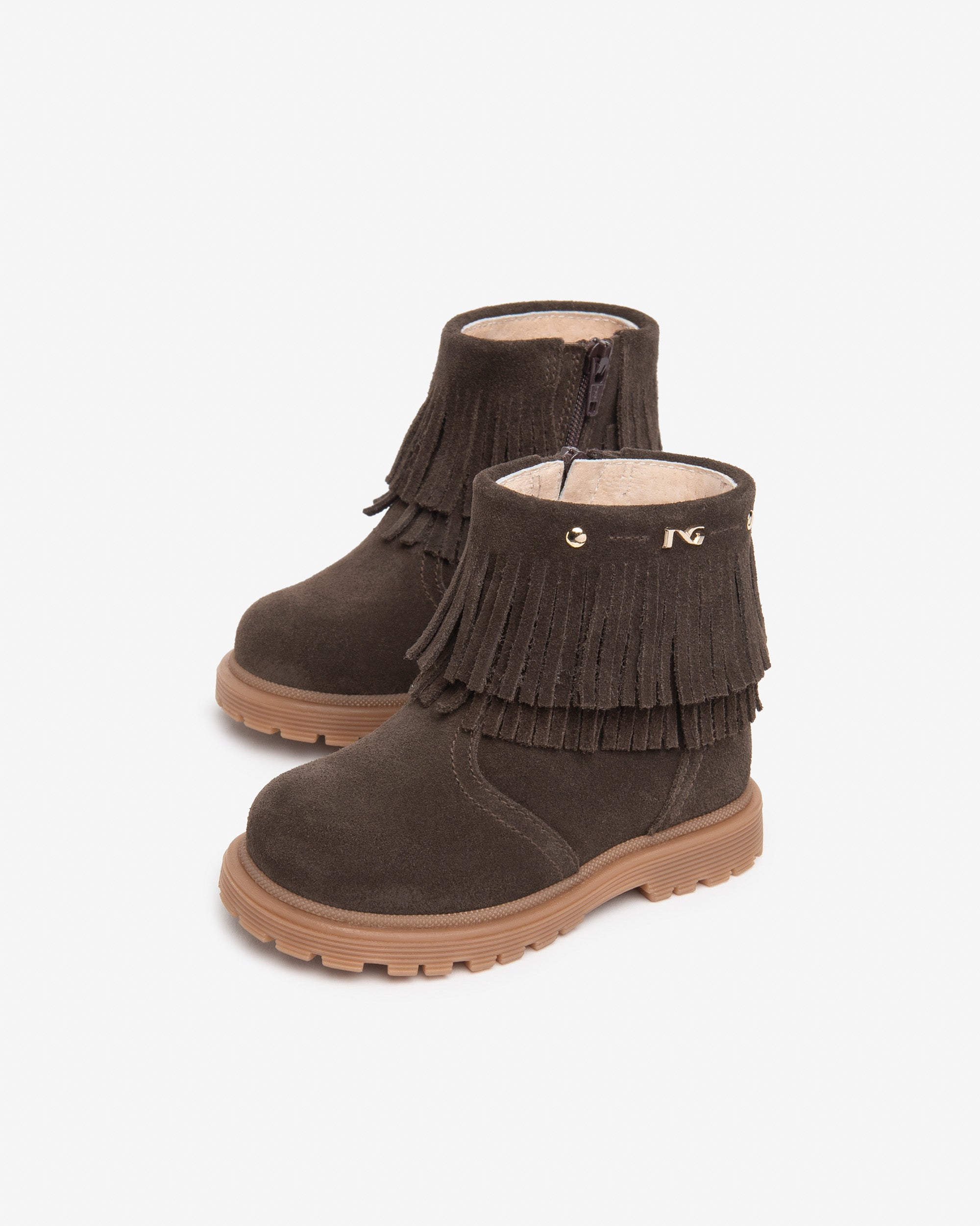 Stivaletti Junior da Bambina in Camoscio