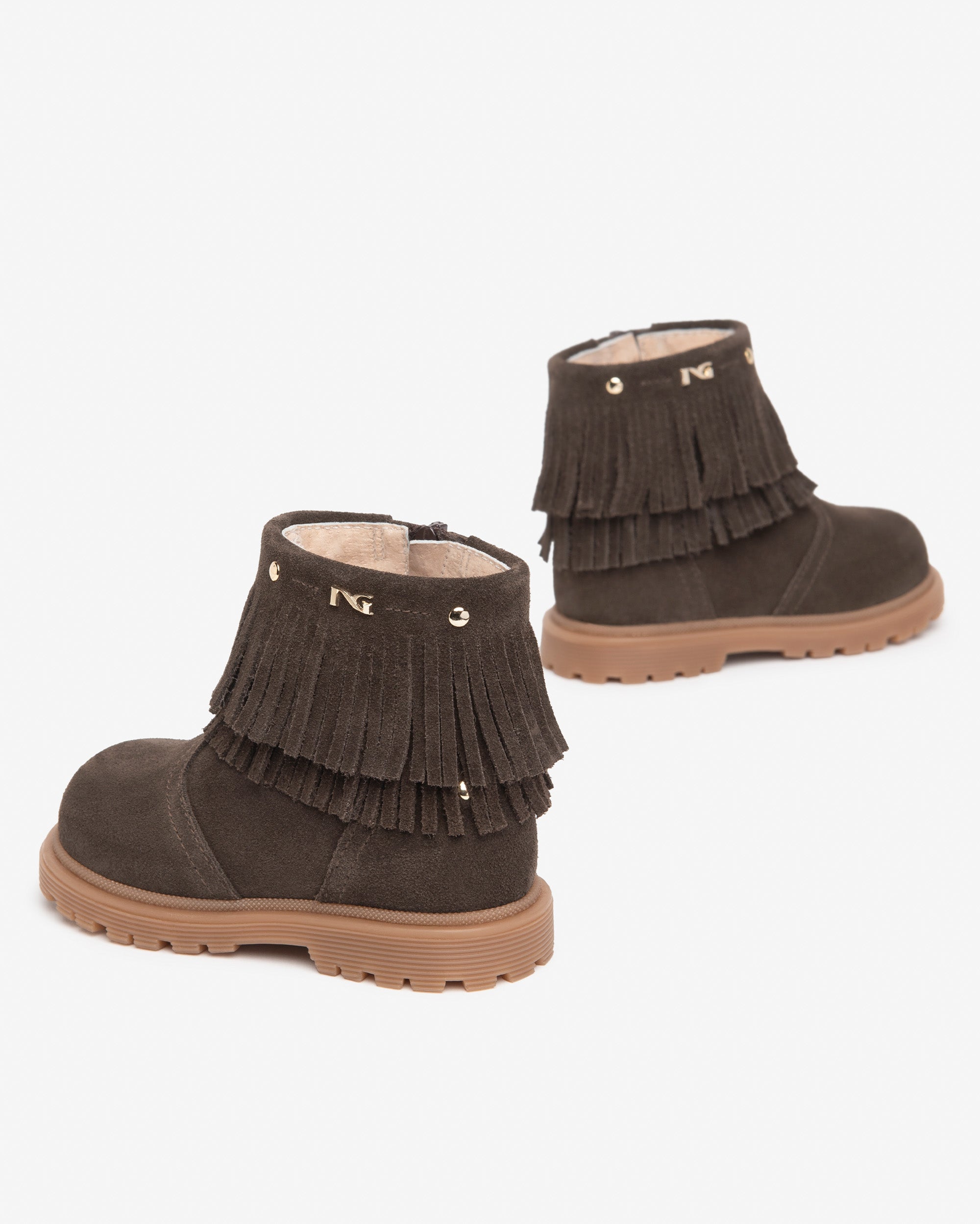 Stivaletti Junior da Bambina in Camoscio
