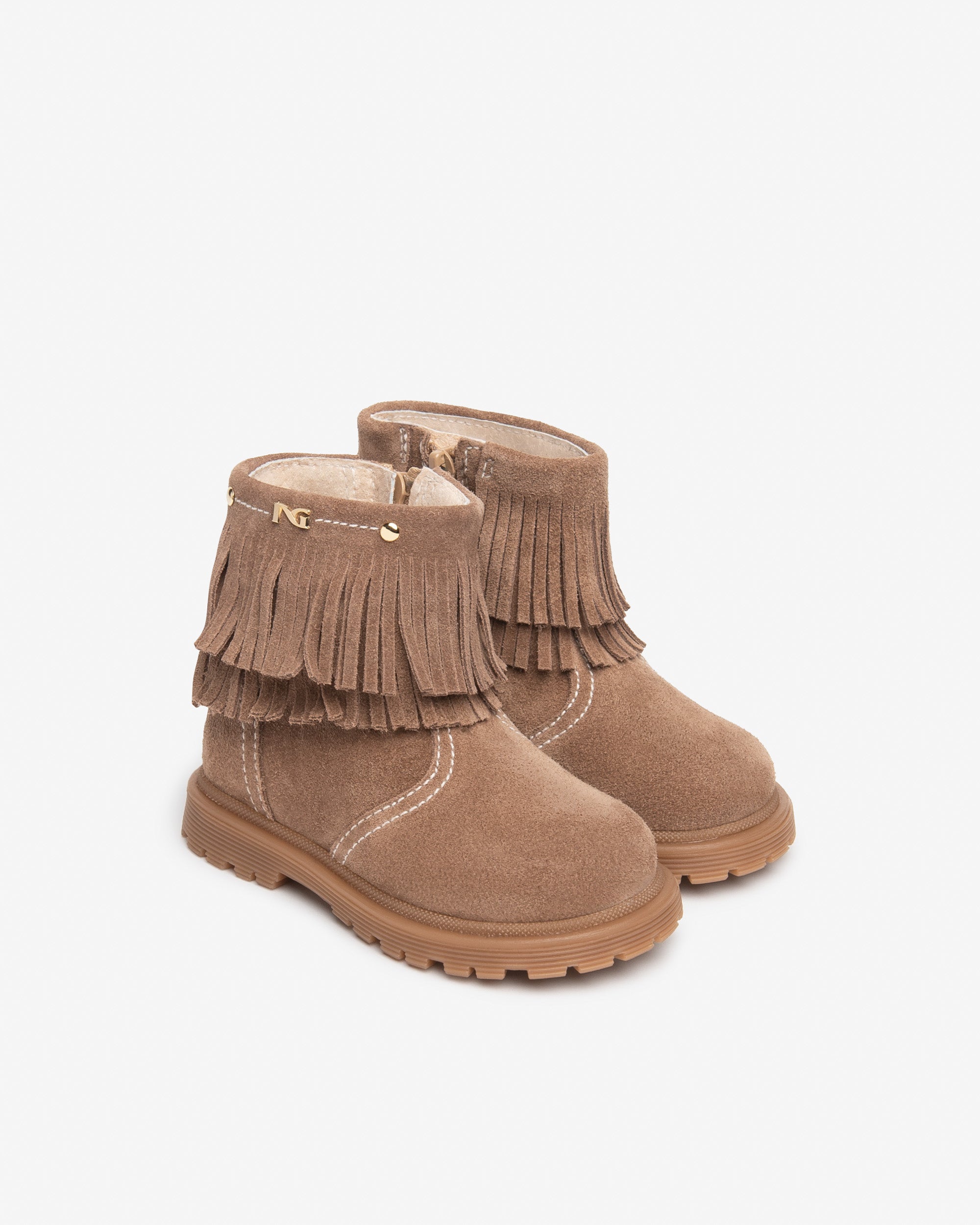 Stivaletti Junior da Bambina in Camoscio