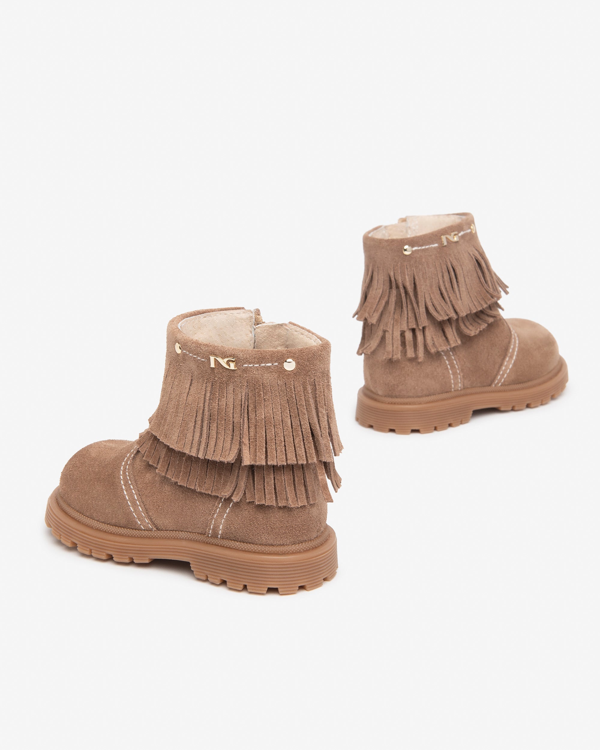 Stivaletti Junior da Bambina in Camoscio