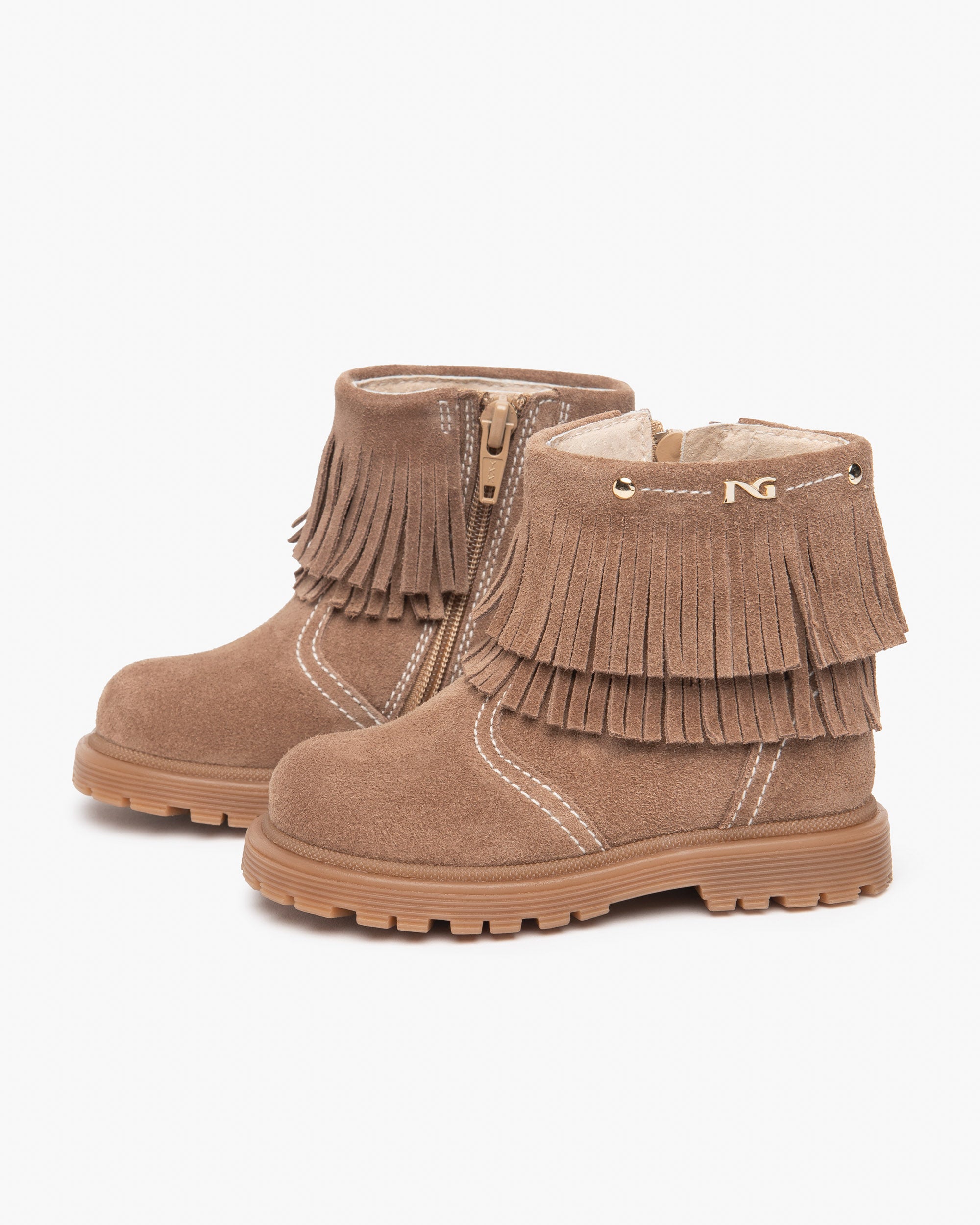 Stivaletti Junior da Bambina in Camoscio