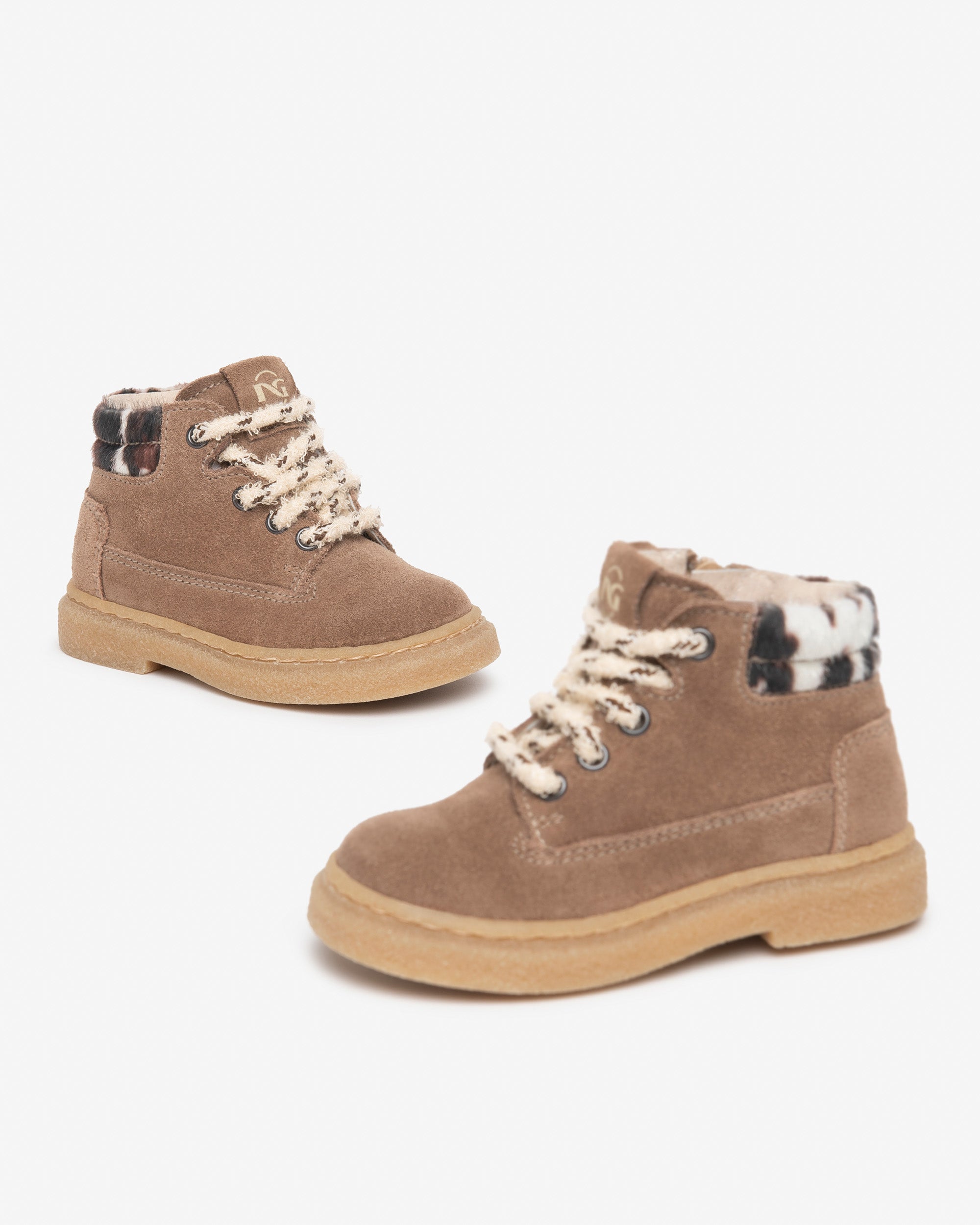 Stivaletti Junior da Bambina in Camoscio e Materiale Tecnico