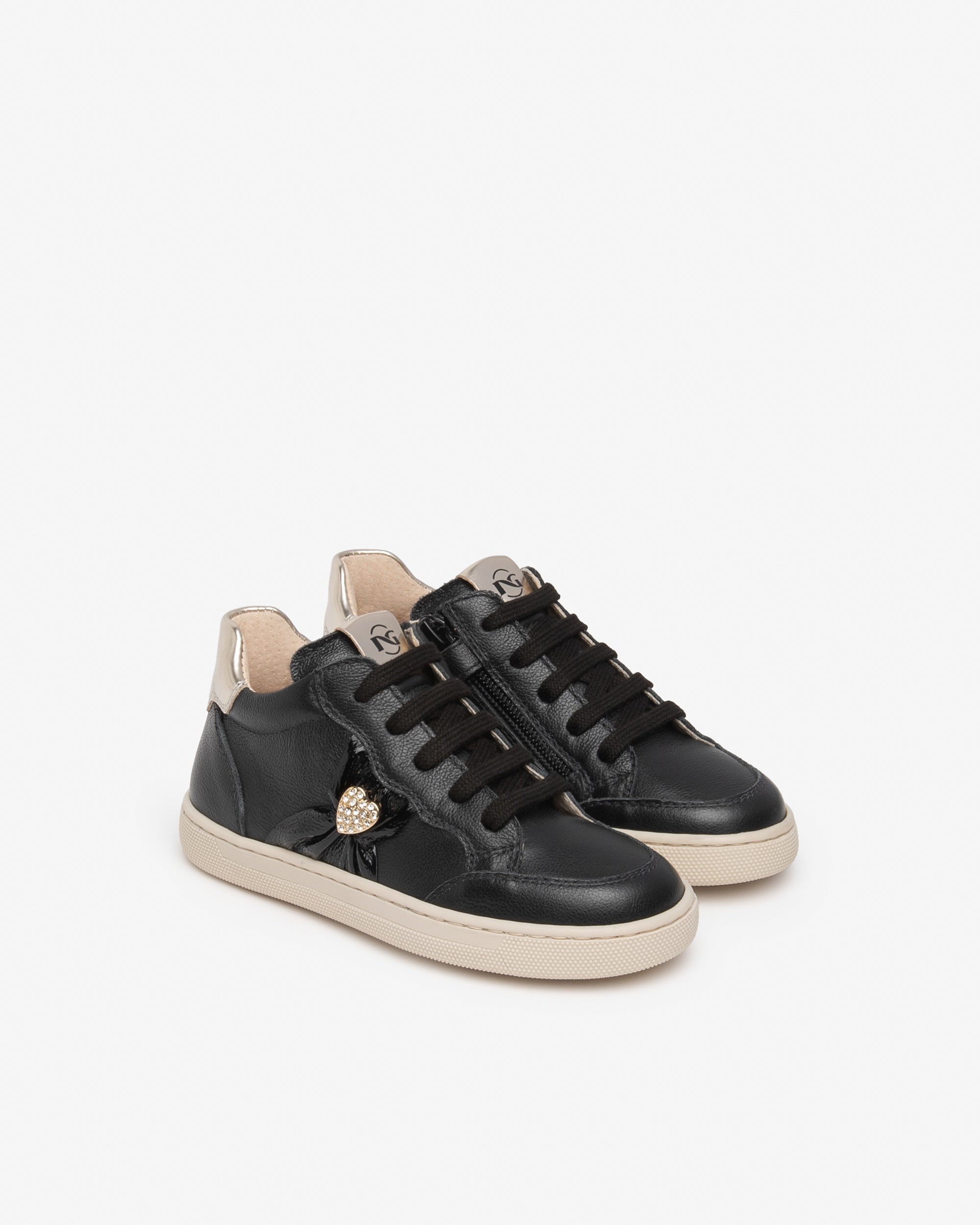 Sneakers Junior da Bambina in Pelle, Vernice e Materiale Tecnico