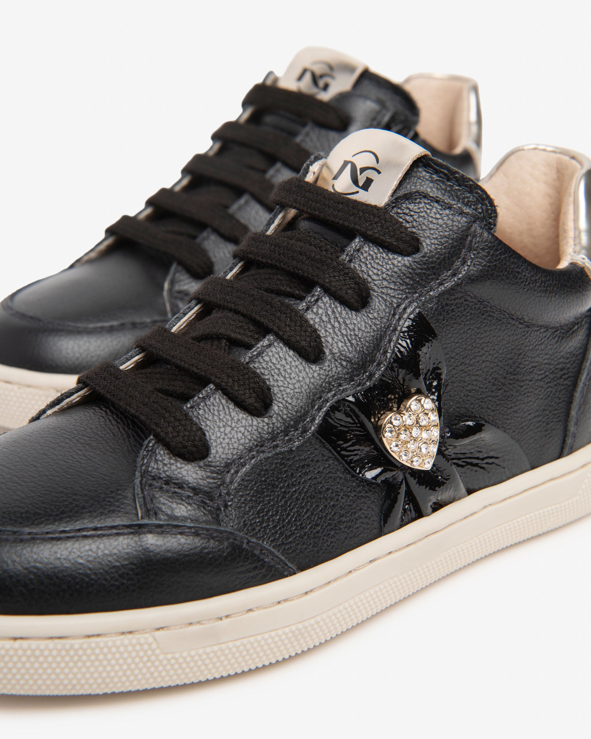 Sneakers Junior da Bambina in Pelle, Vernice e Materiale Tecnico