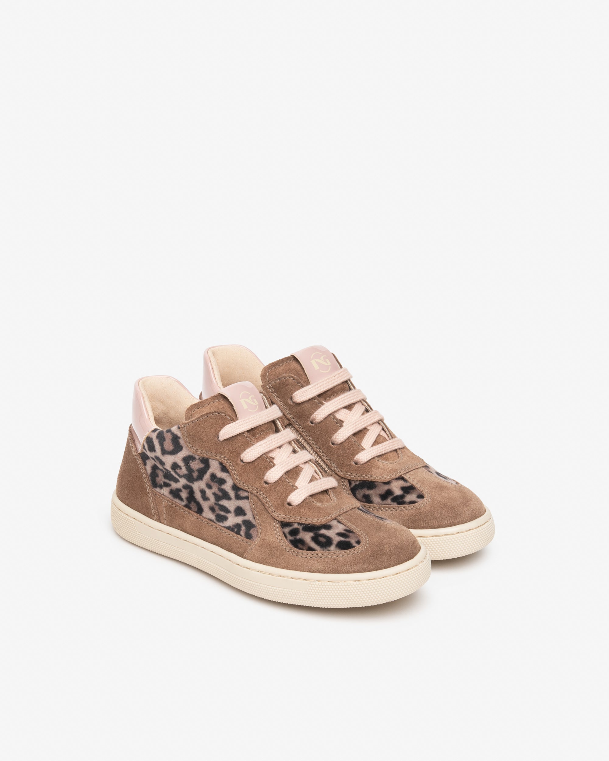 Sneakers Junior da Bambina in Camoscio e Materiale Tecnico