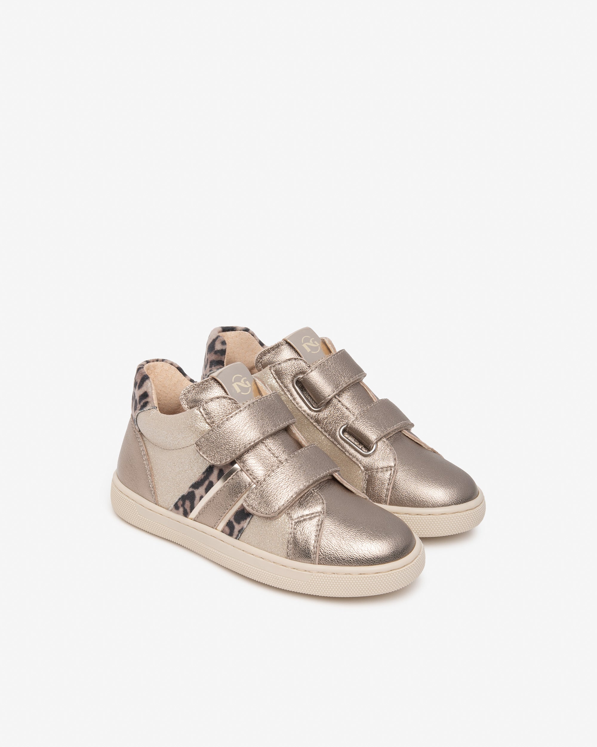 Sneakers Junior da Bambina in Pelle e Materiale Tecnico
