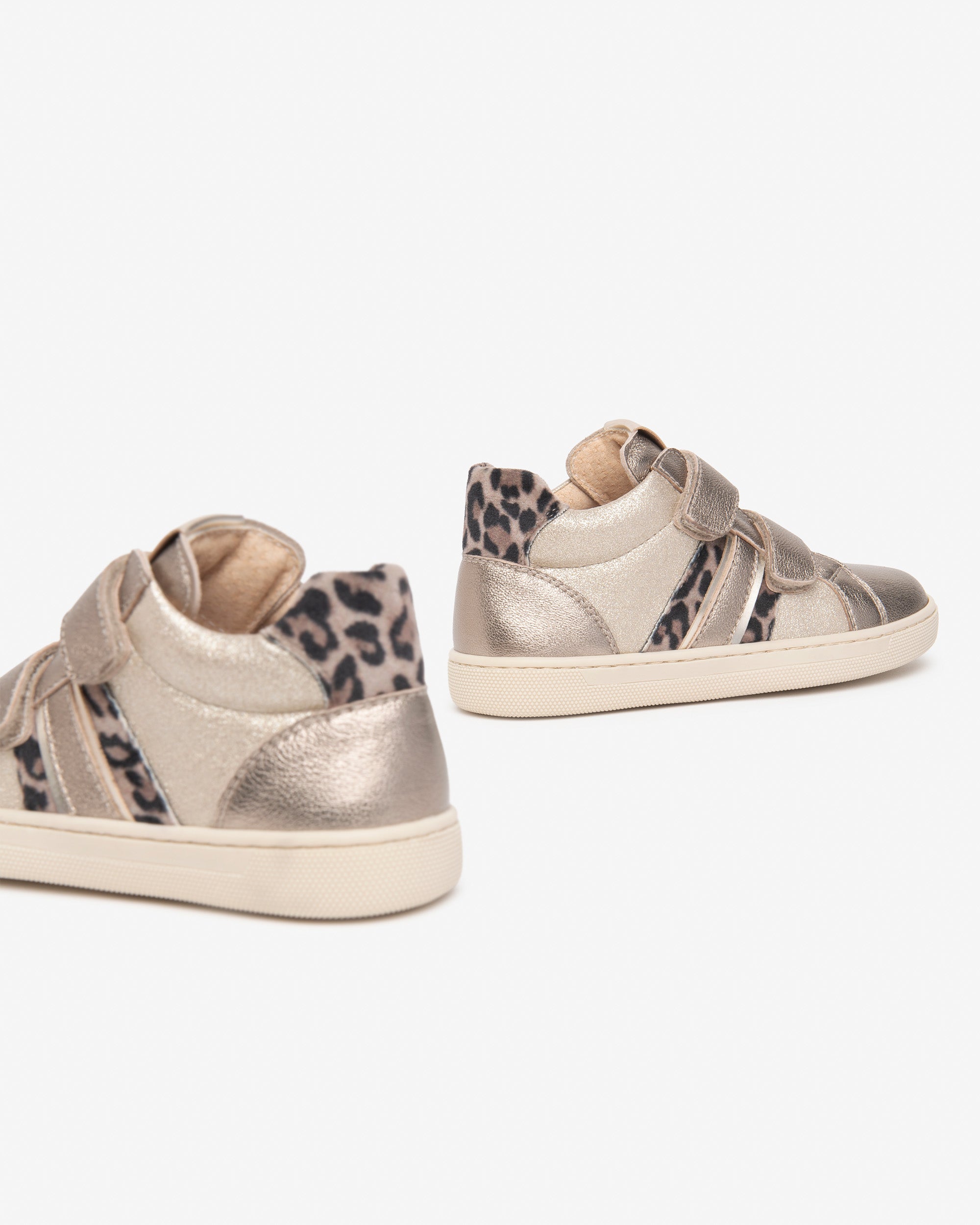 Sneakers Junior da Bambina in Pelle e Materiale Tecnico