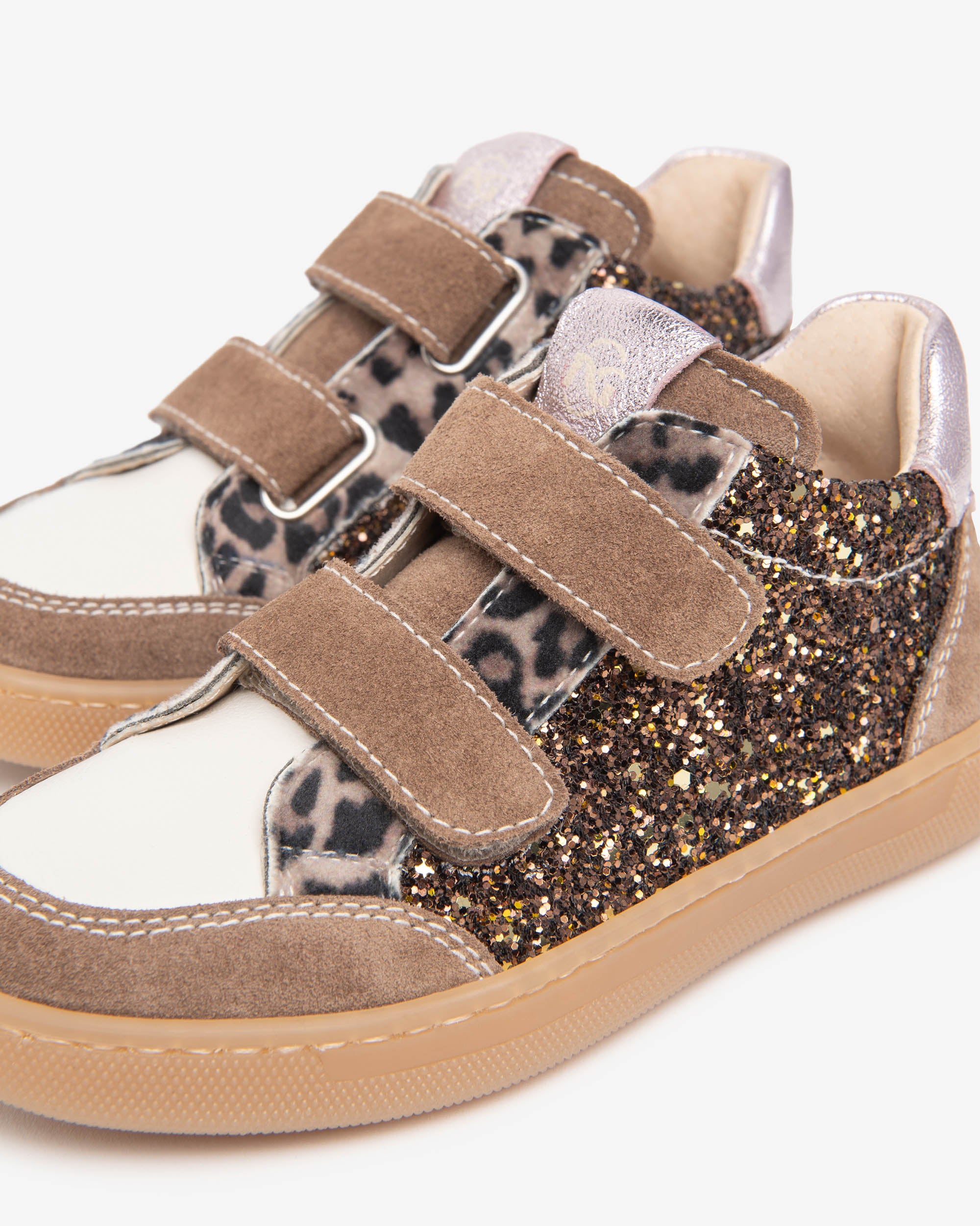 Sneakers Junior da Bambina in Camoscio, Pelle e Materiale Tecnico