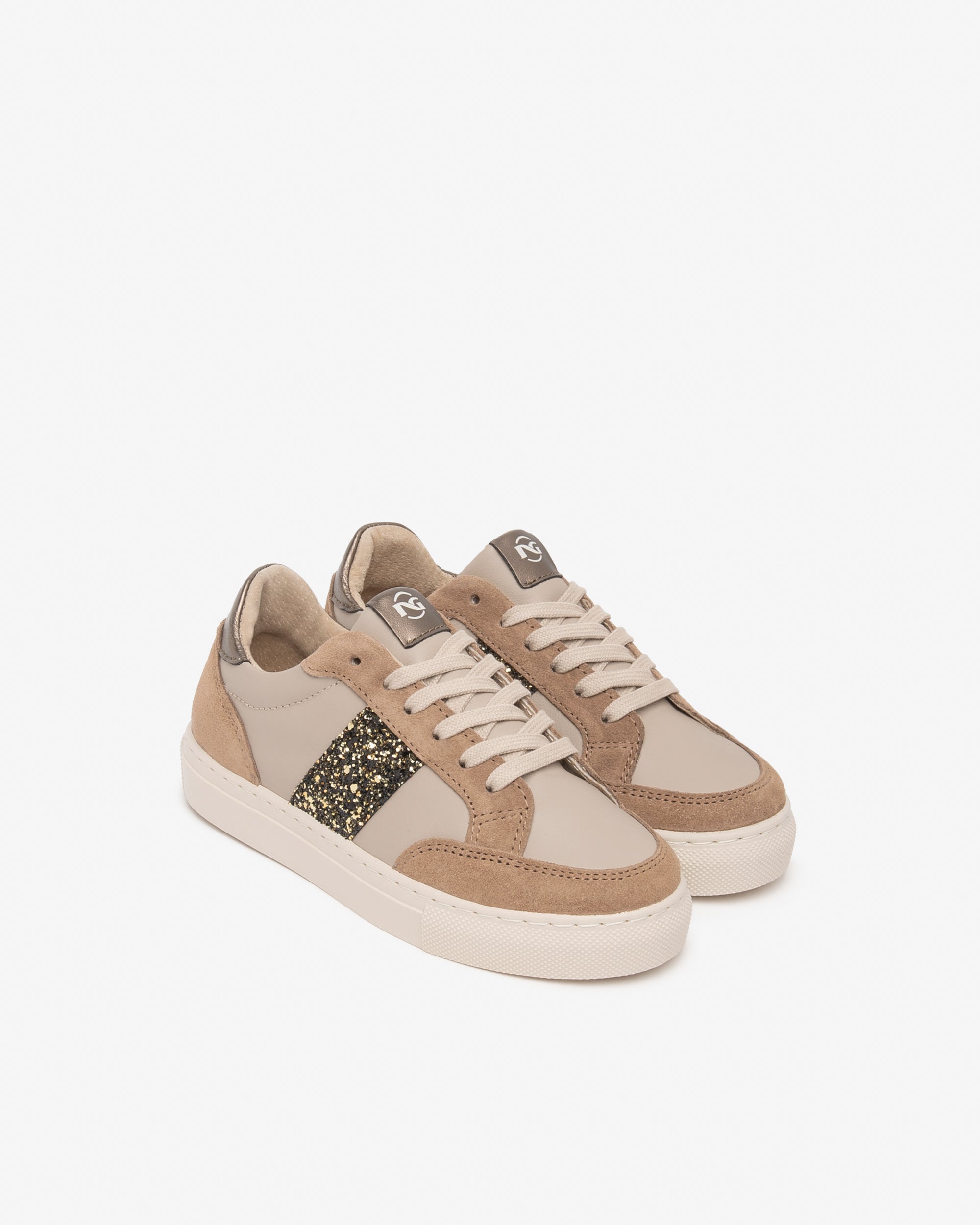 Sneakers Teen da Ragazza in Camoscio, Pelle e Materiale Tecnico