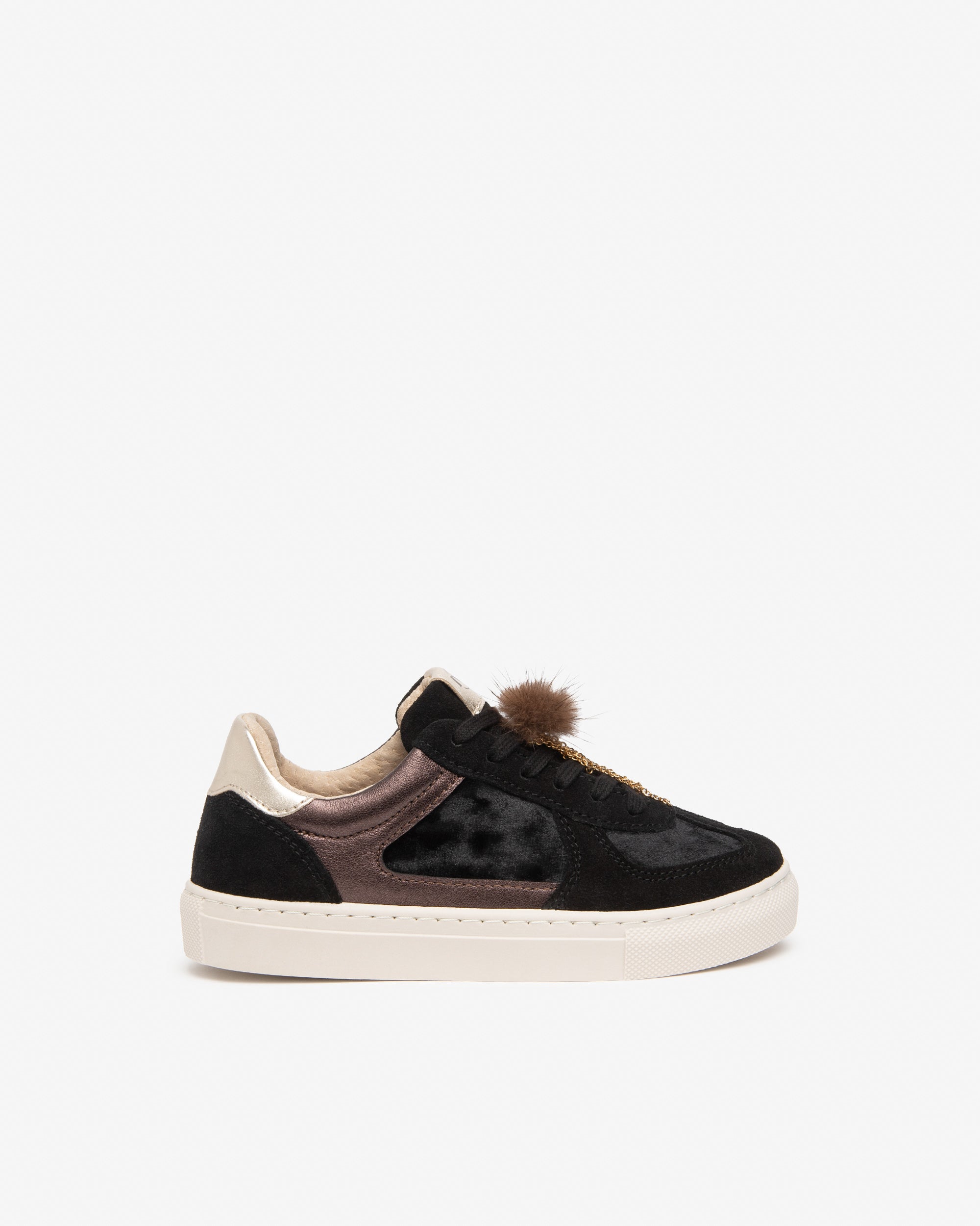 Sneakers Teen da Ragazza in Camoscio, Materiale Tecnico e Pelle