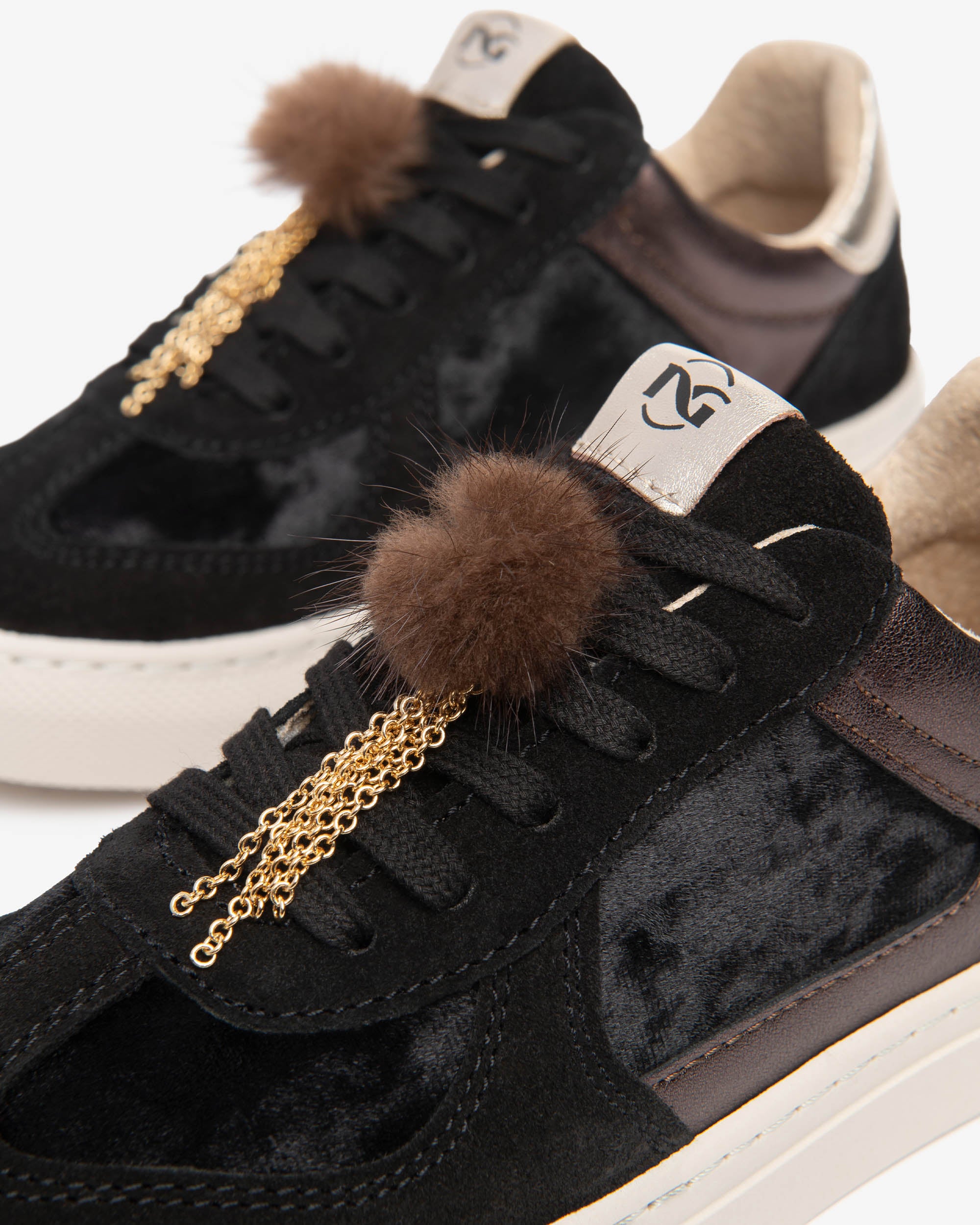 Sneakers Teen da Ragazza in Camoscio, Materiale Tecnico e Pelle
