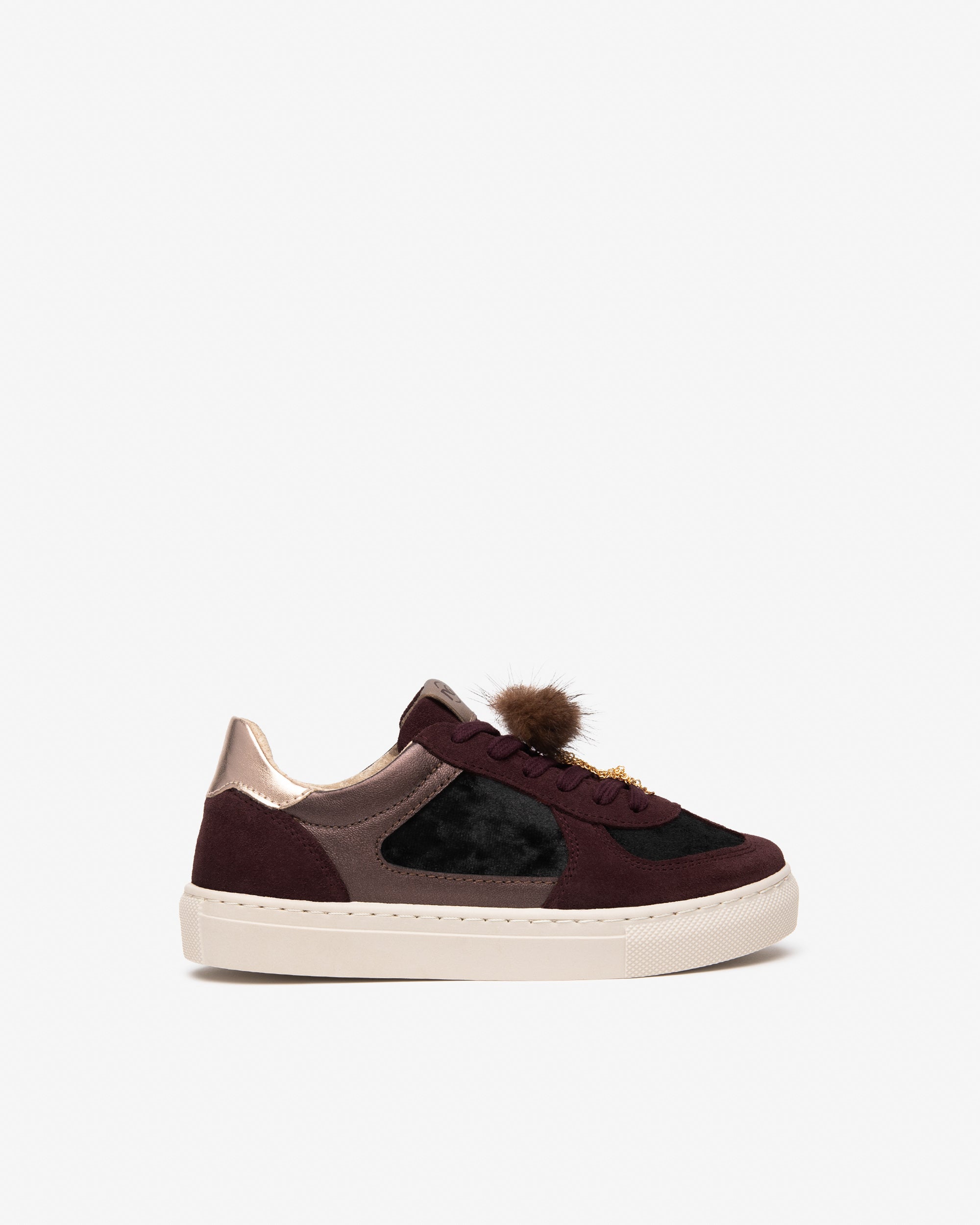 Sneakers Teen da Ragazza in Camoscio, Materiale Tecnico e Pelle
