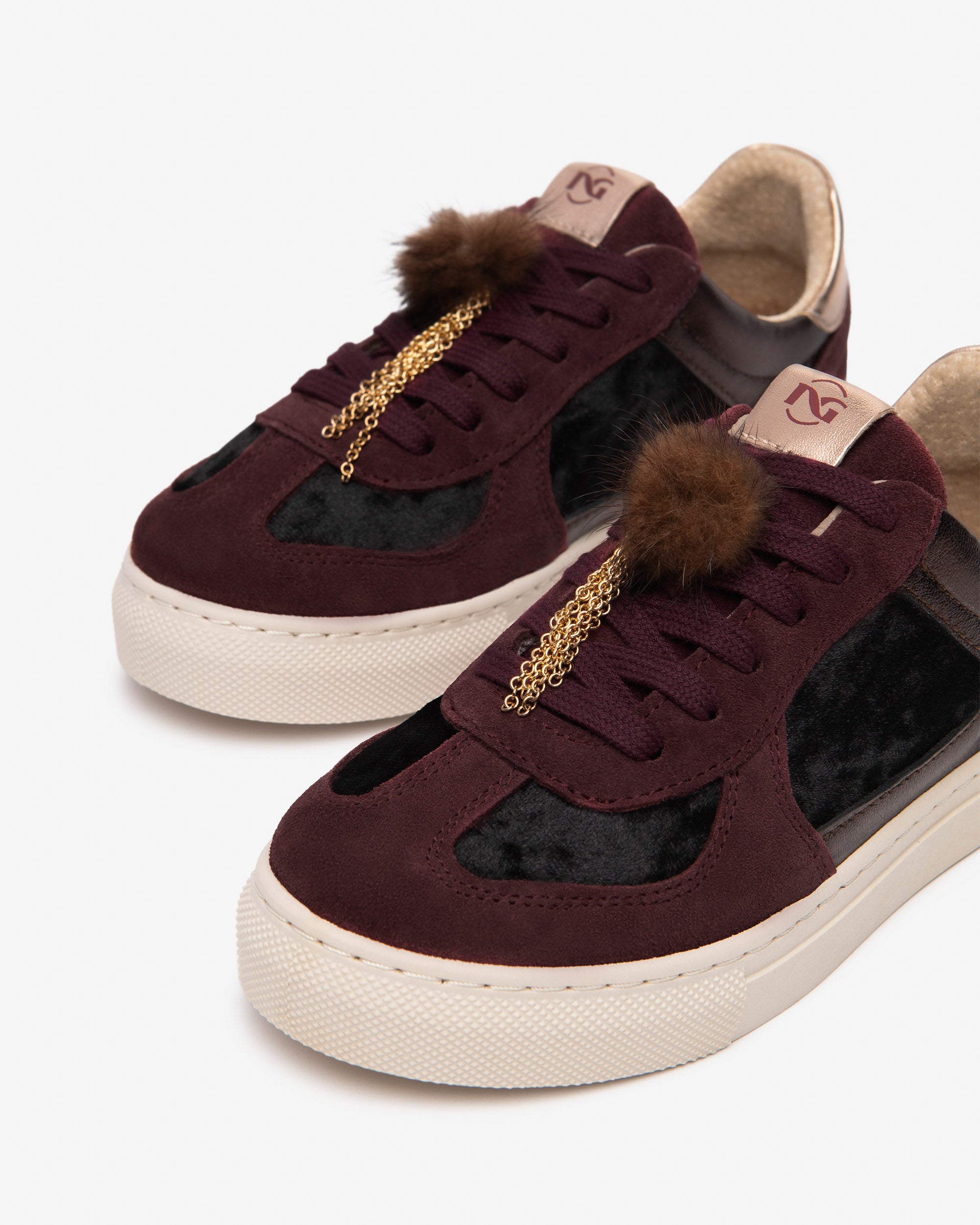 Sneakers Teen da Ragazza in Camoscio, Materiale Tecnico e Pelle