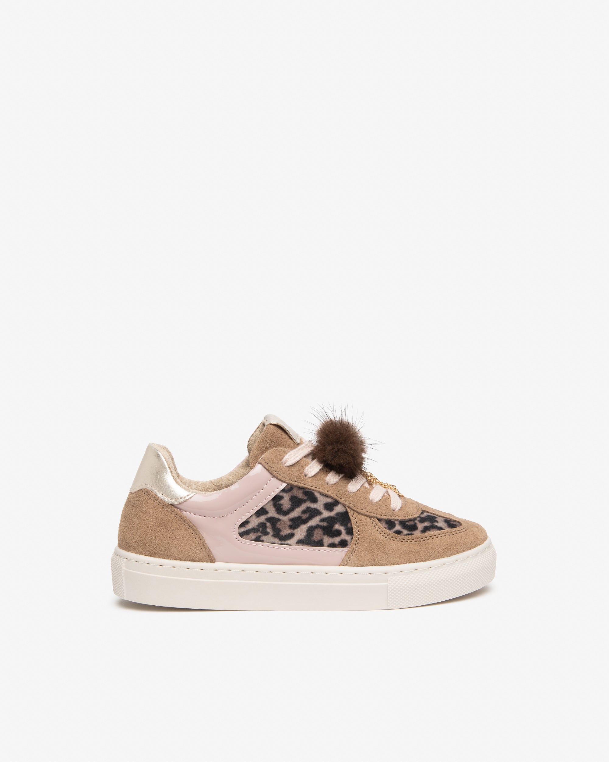 Sneakers Teen da Ragazza in Camoscio e Materiale Tecnico