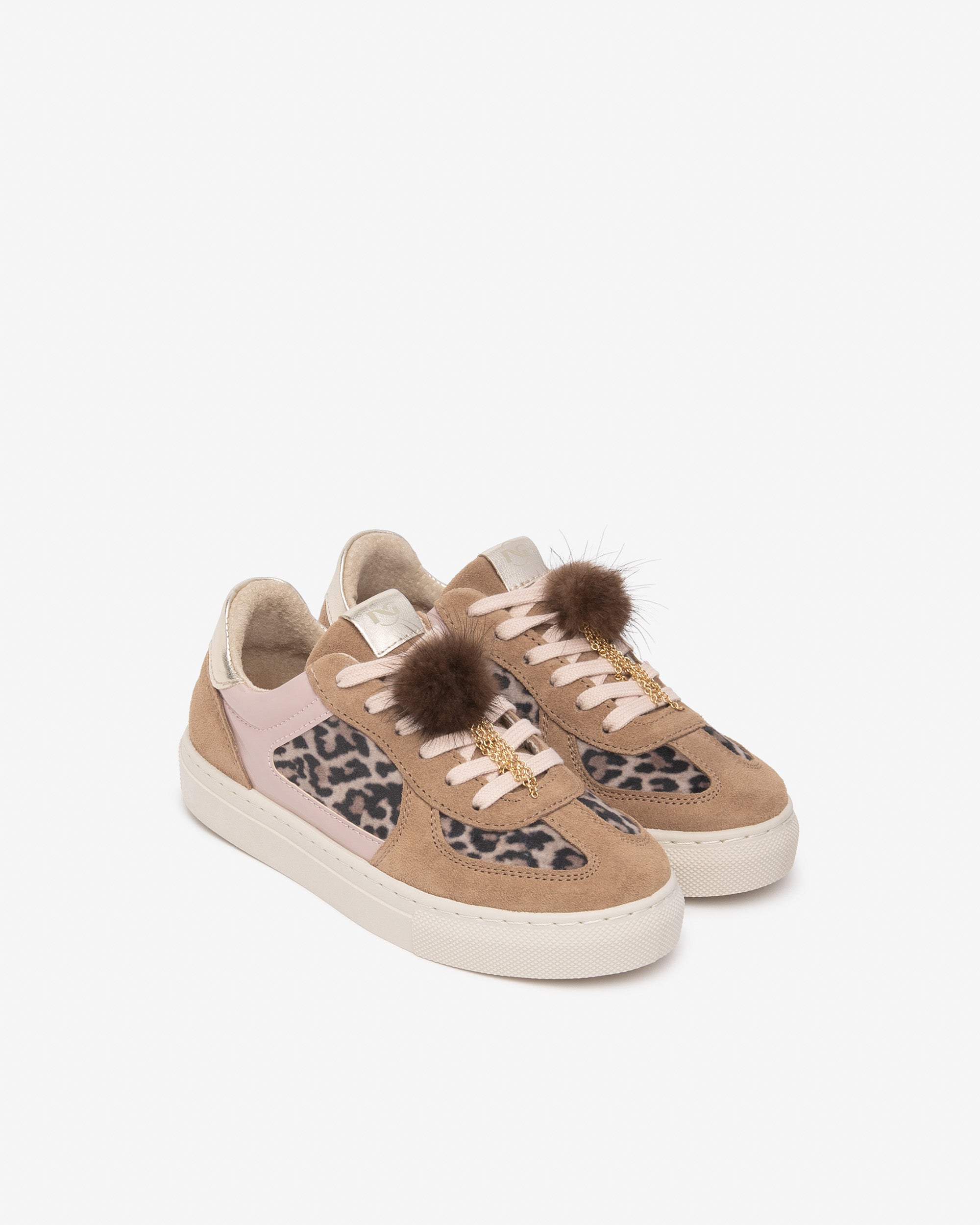 Sneakers Teen da Ragazza in Camoscio e Materiale Tecnico
