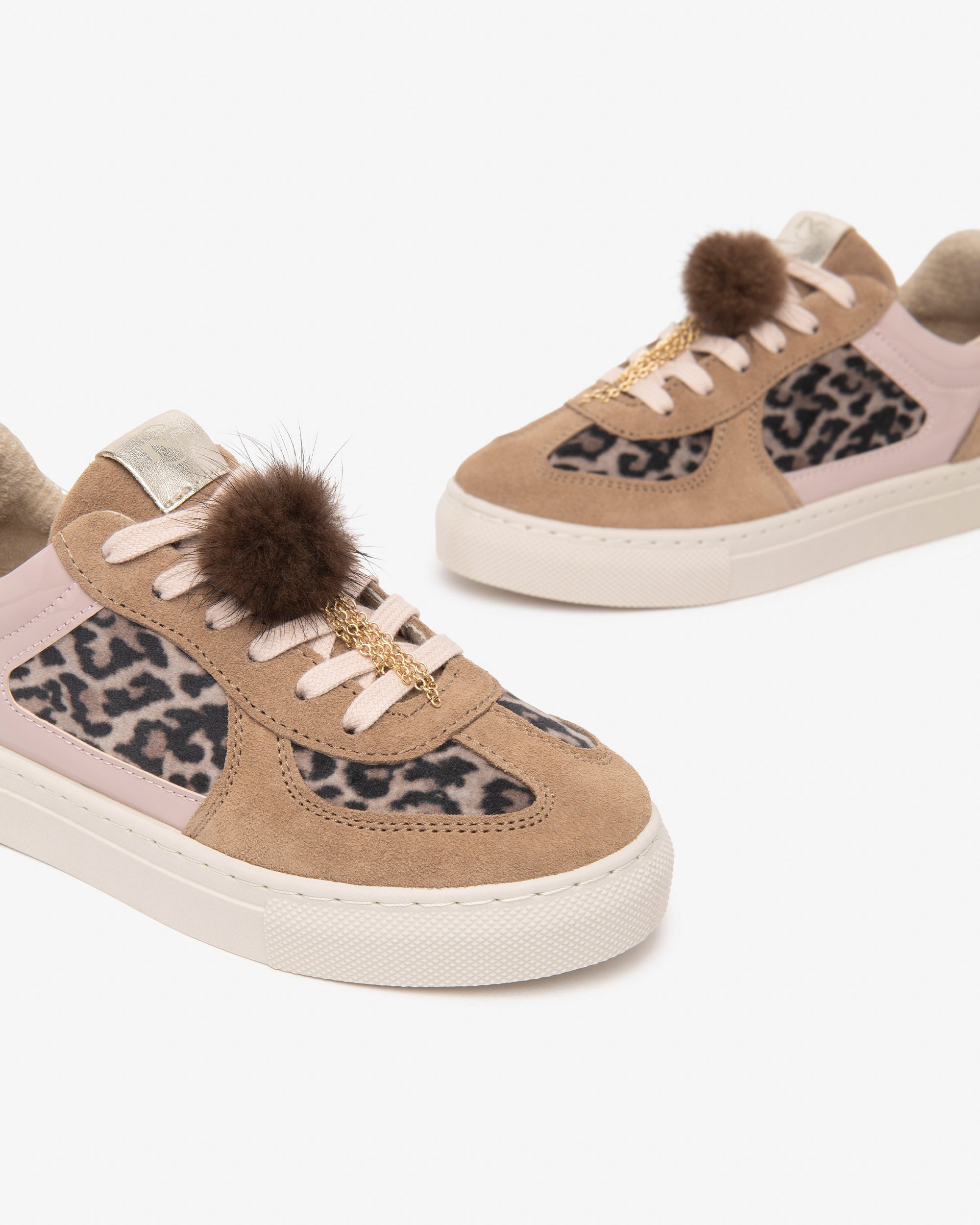 Sneakers Teen da Ragazza in Camoscio e Materiale Tecnico