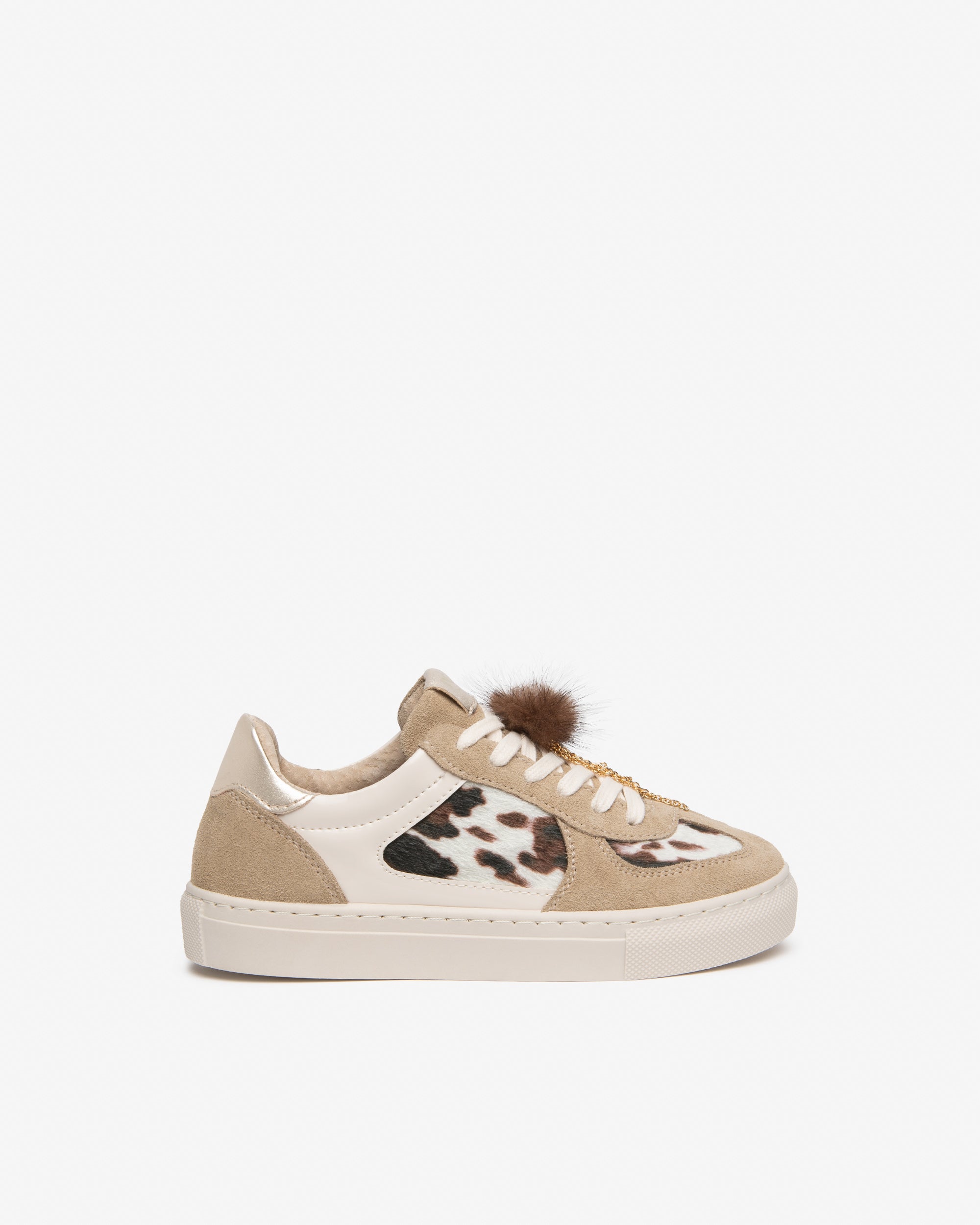 Sneakers Teen da Ragazza in Camoscio e Materiale Tecnico
