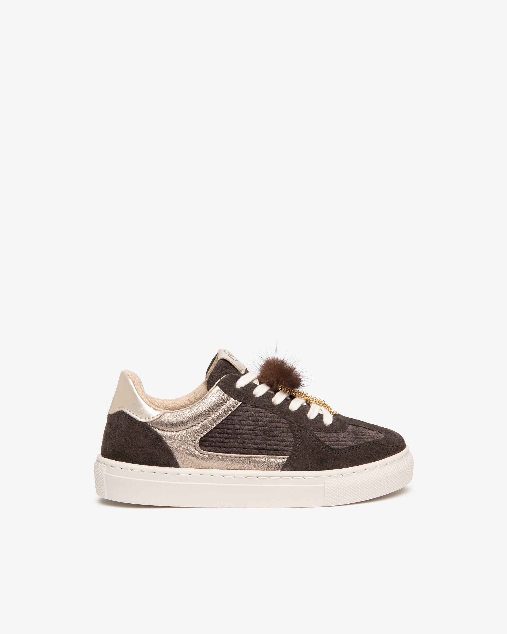 Sneakers Teen da Ragazza in Camoscio, Tessuto e Materiale Tecnico