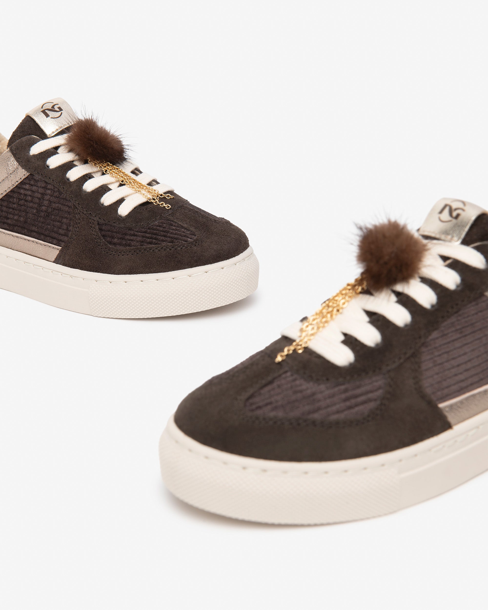 Sneakers Teen da Ragazza in Camoscio, Tessuto e Materiale Tecnico