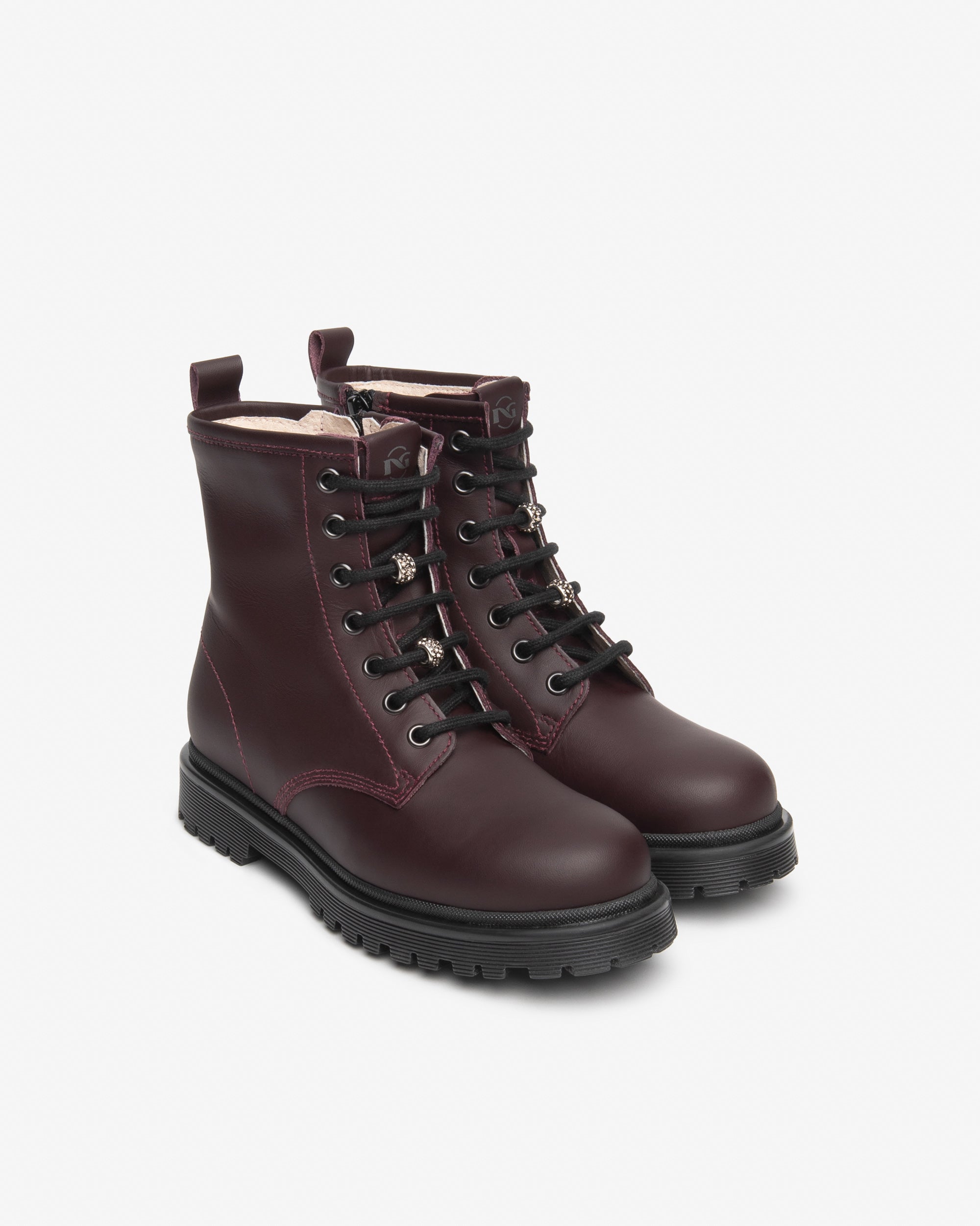 Anfibi Teen da Ragazza in Pelle