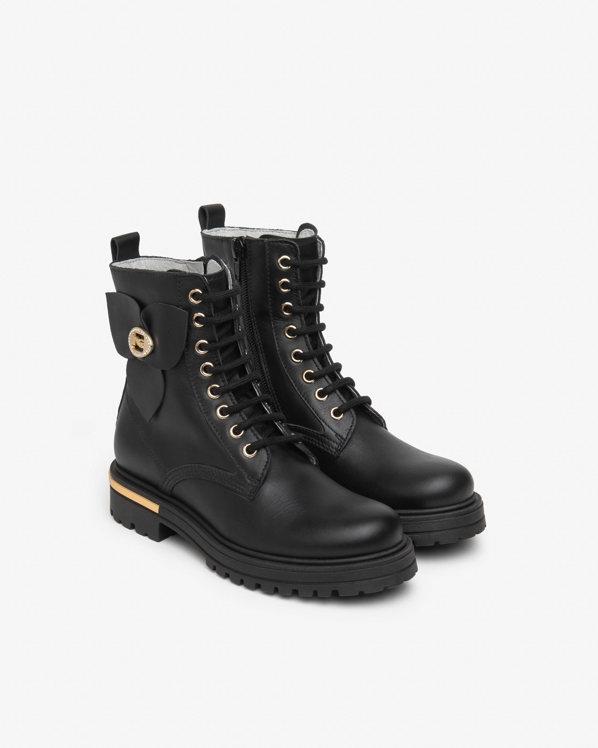 Anfibi Teen da Ragazza in Pelle