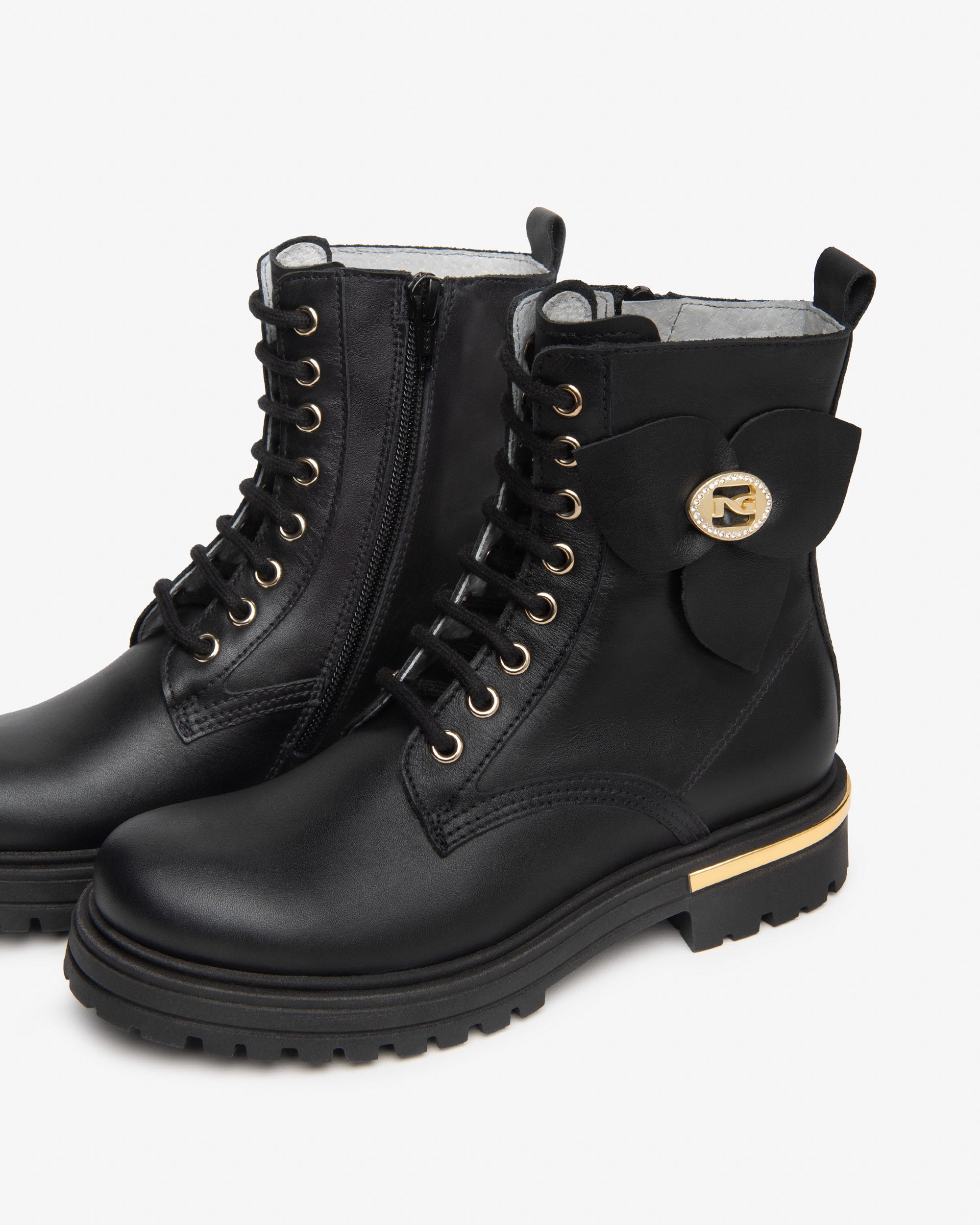 Anfibi Teen da Ragazza in Pelle
