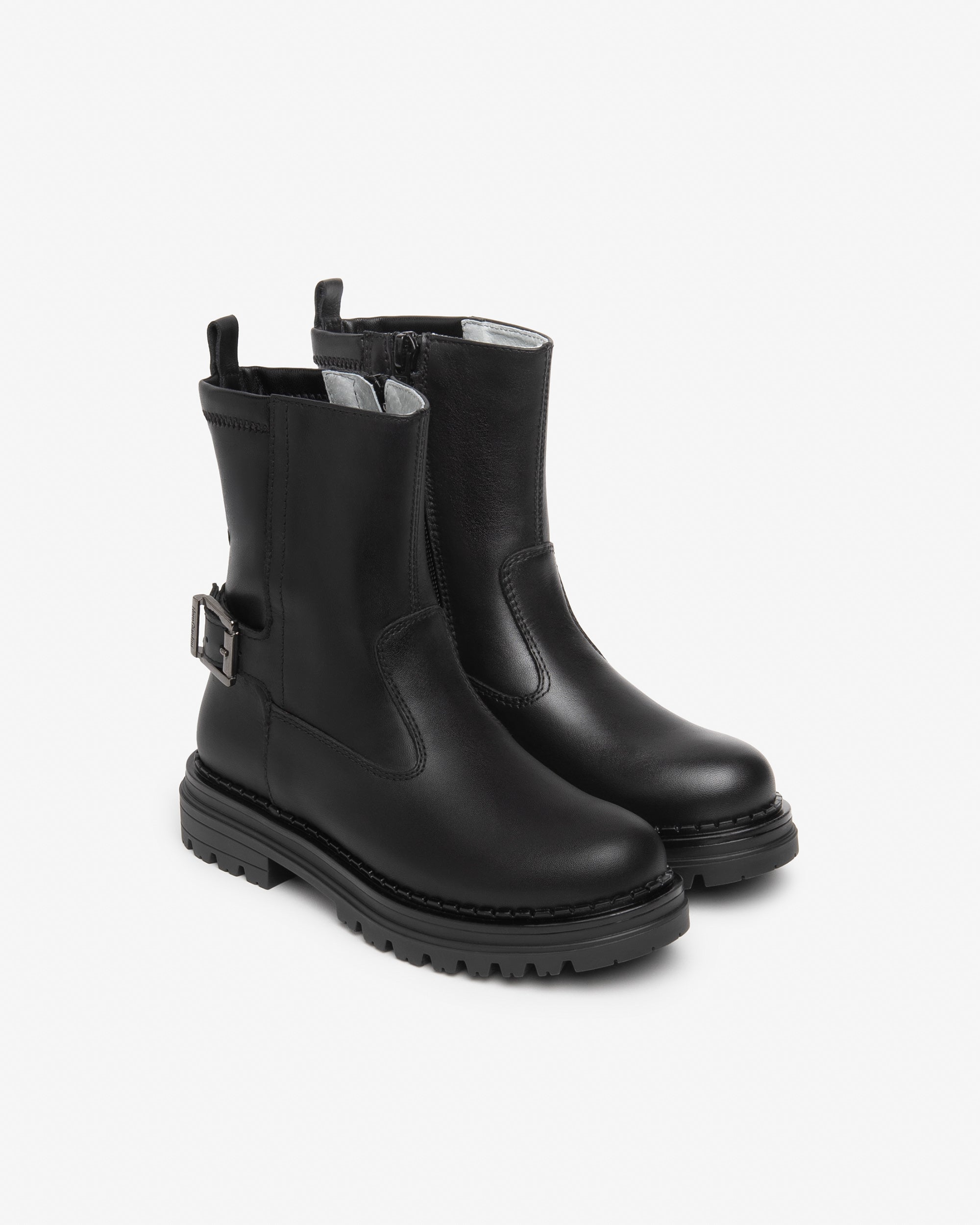 Stivaletti Teen da Ragazza in Pelle e Materiale Tecnico
